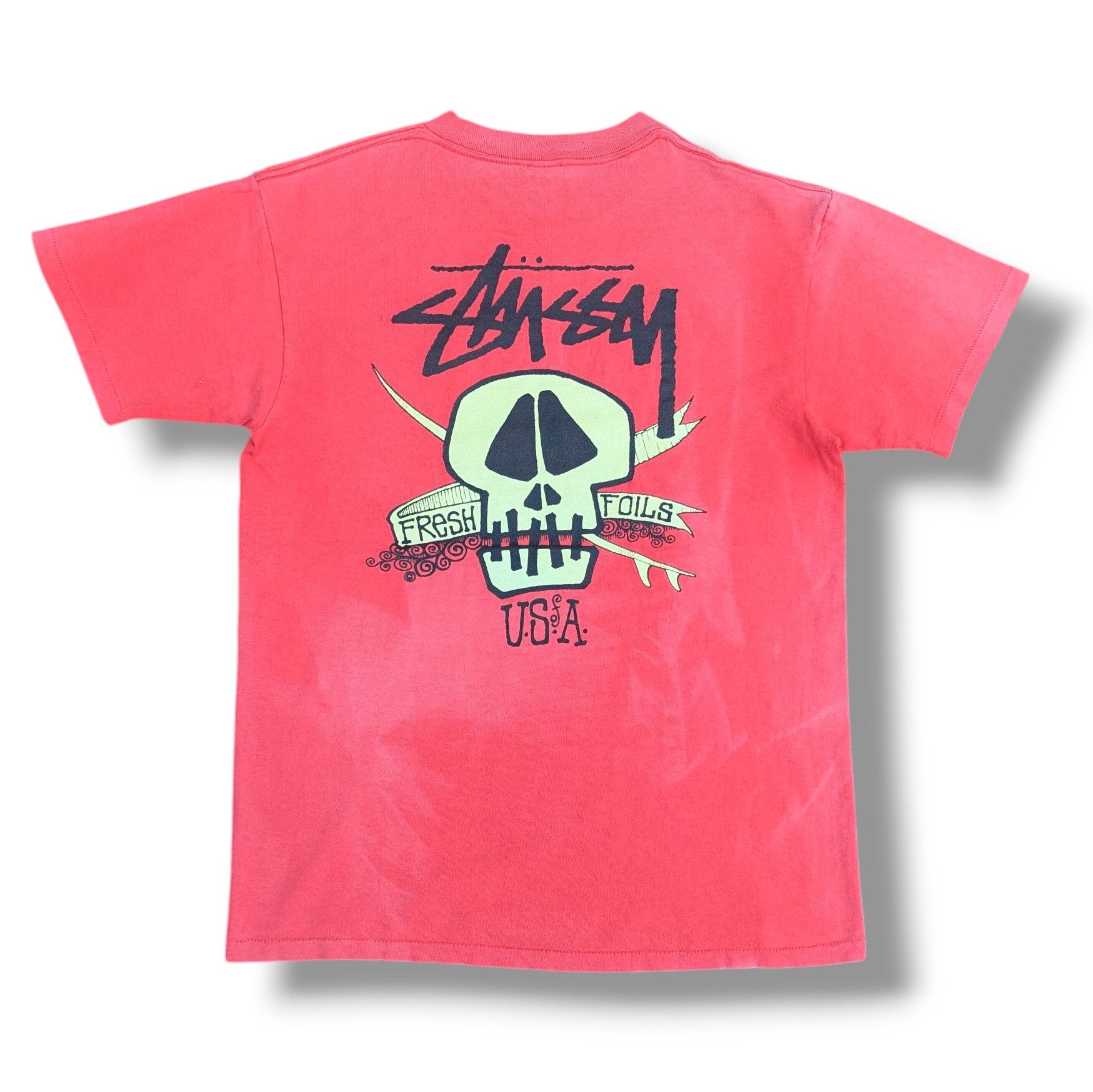 Stussy Vintage Stussy Skull Fresh Foils Tee Size US M / EU 48-50 / 2 - 1 Thumbnail