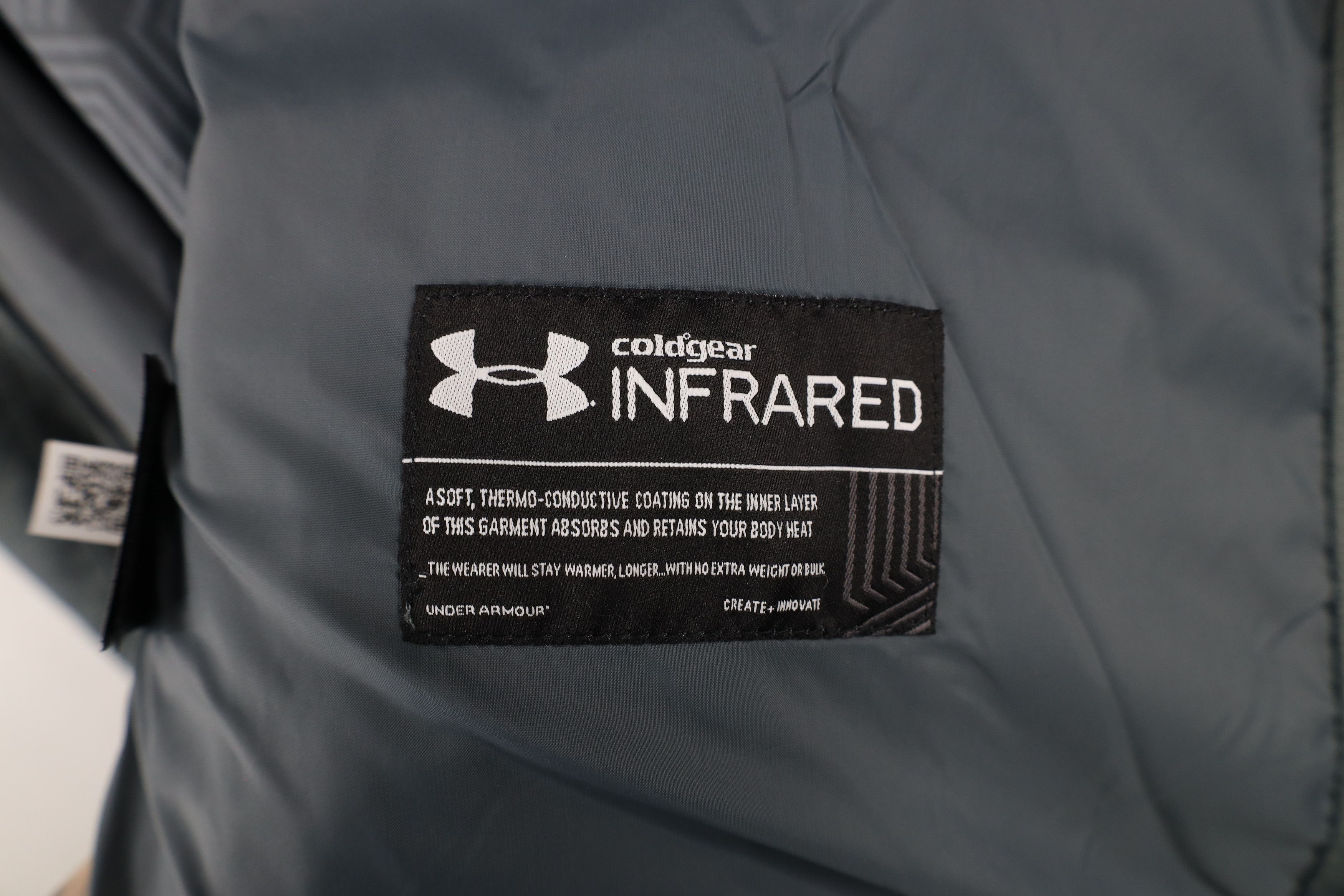 Under Armour × Vintage Under Armour Infrared Storm Full Zip Hooded Jacket Gray Size US L / EU 52-54 / 3 - 10 Thumbnail