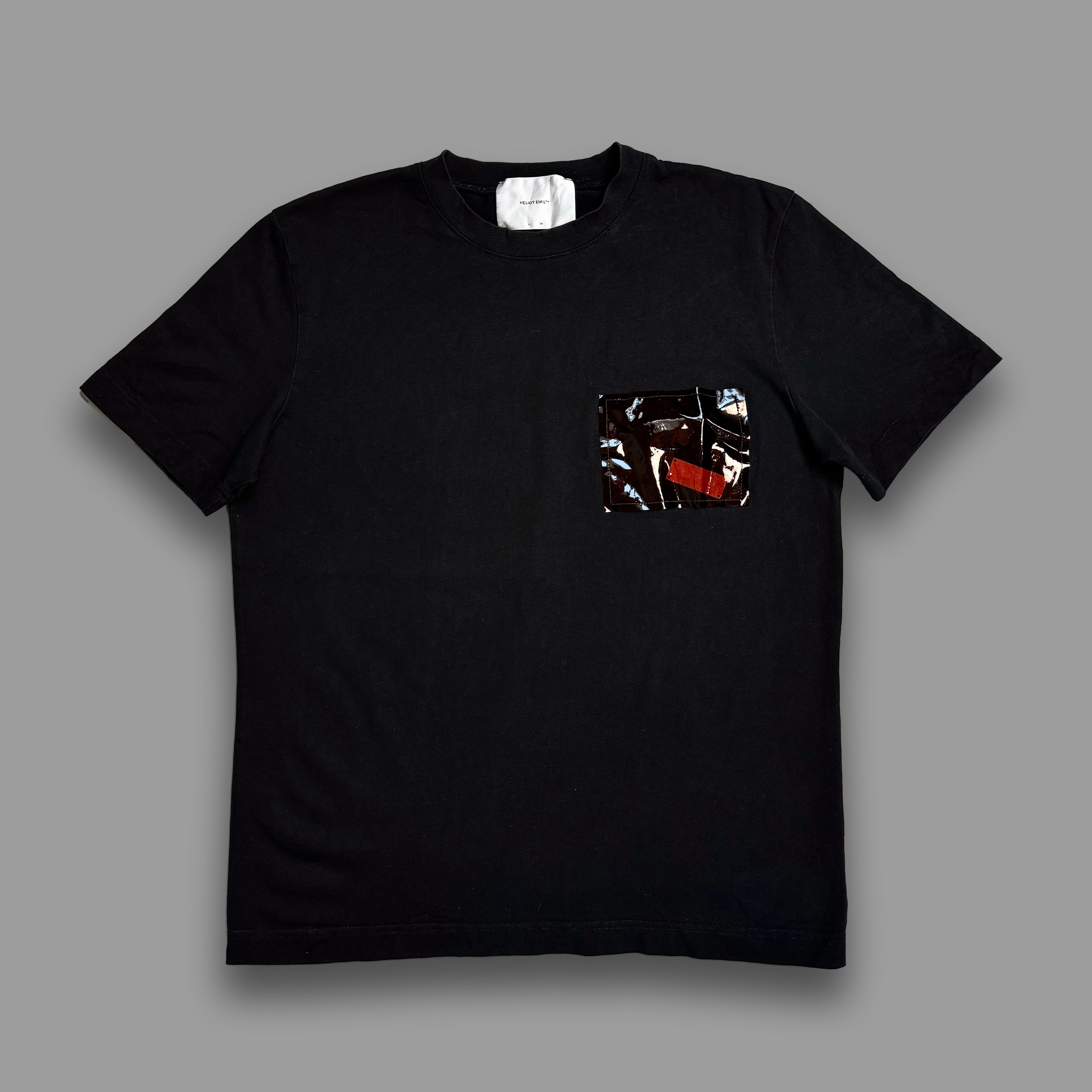 Designer × Heliot Emil HELIOT EMIL WITH PVC POCKET BASIC T SHIRT DESIGNER Size US L / EU 52-54 / 3 - 1 Thumbnail