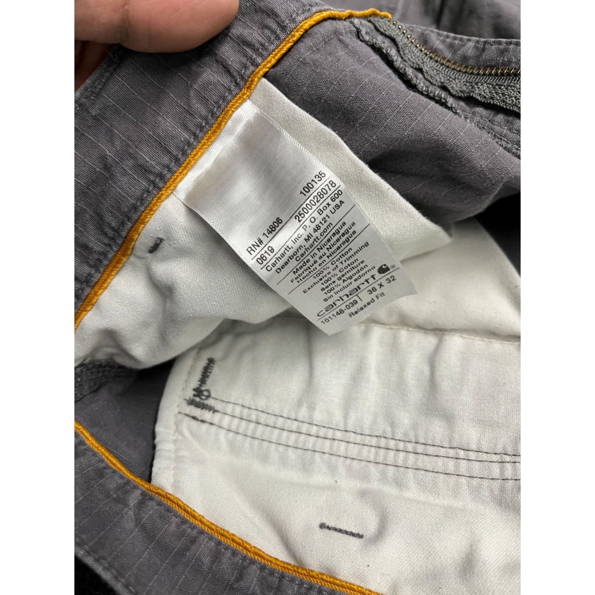 Carhartt Carhartt Force Pants Mens 36x32 Gray Relaxed Fit Flex Utilit Size US 36 / EU 52 - 5 Thumbnail