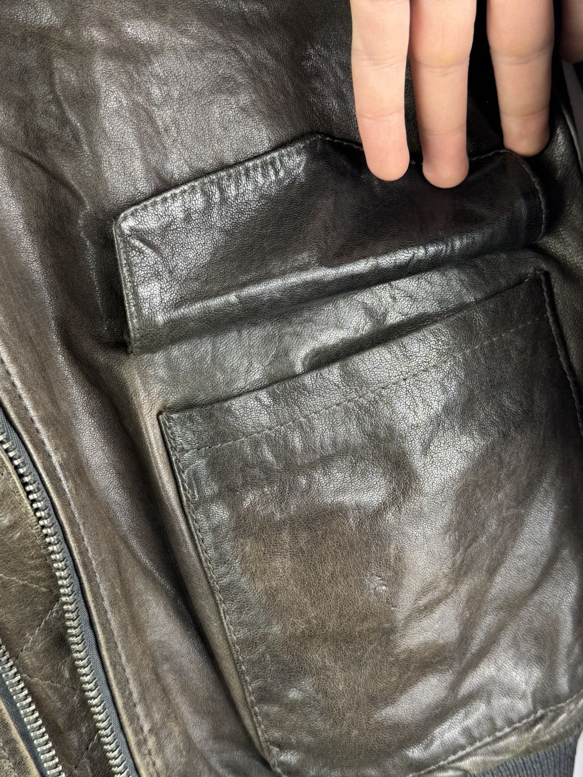 Other Vintage Blauer USA Leather Police Jacket Motorcycle 🇺🇸 Size US S / EU 44-46 / 1 - 7 Thumbnail