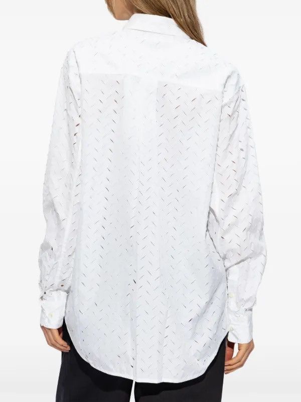 Eytys Eytys Otis Perforated Button-up Cotton Shirt Size US S / EU 44-46 / 1 - 2 Thumbnail