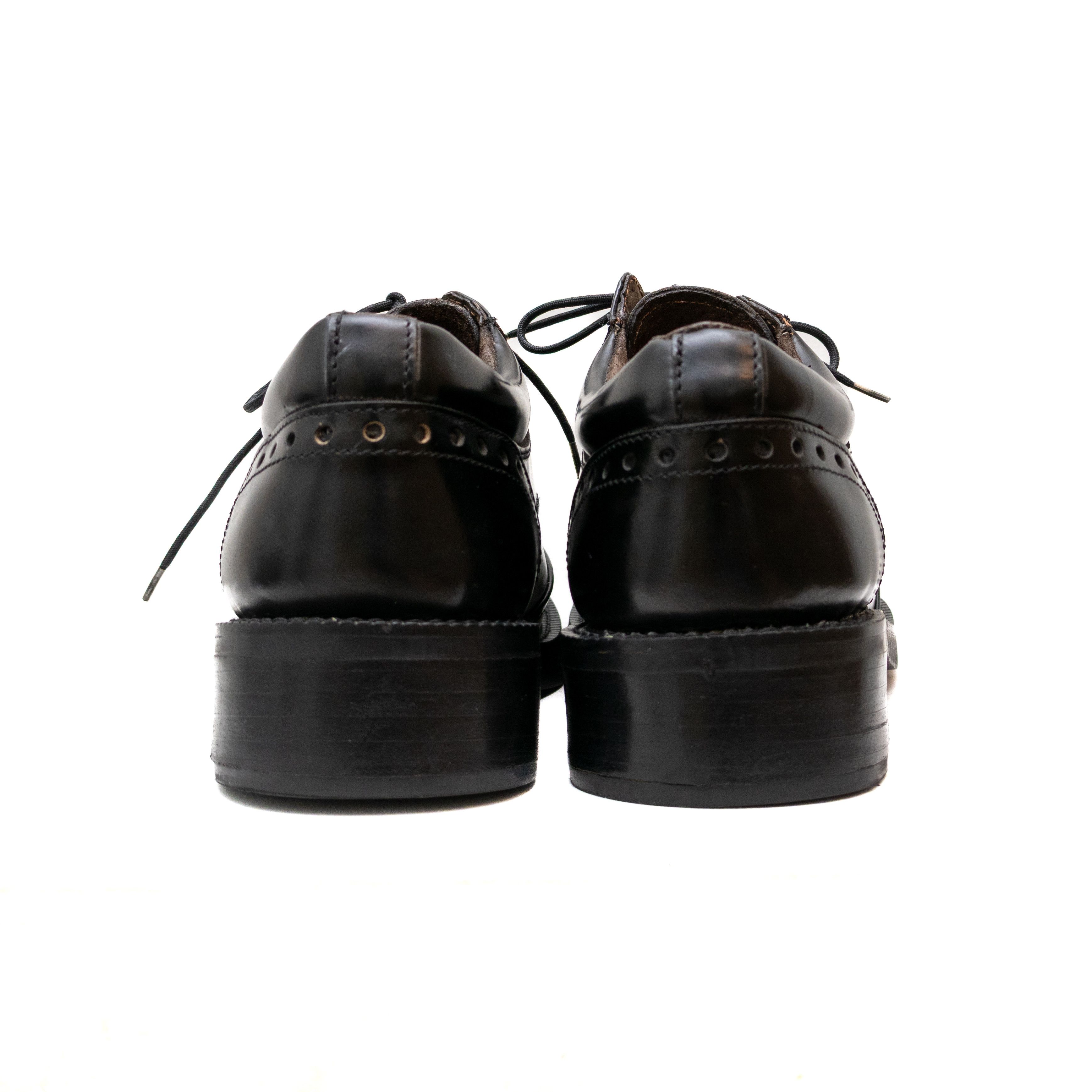 Bed Stu × Vintage Vintage Bedstü x Speedy Black Leather Oxford Shoes Sz:9.5 Size US 9.5 / EU 42-43 - 5 Thumbnail