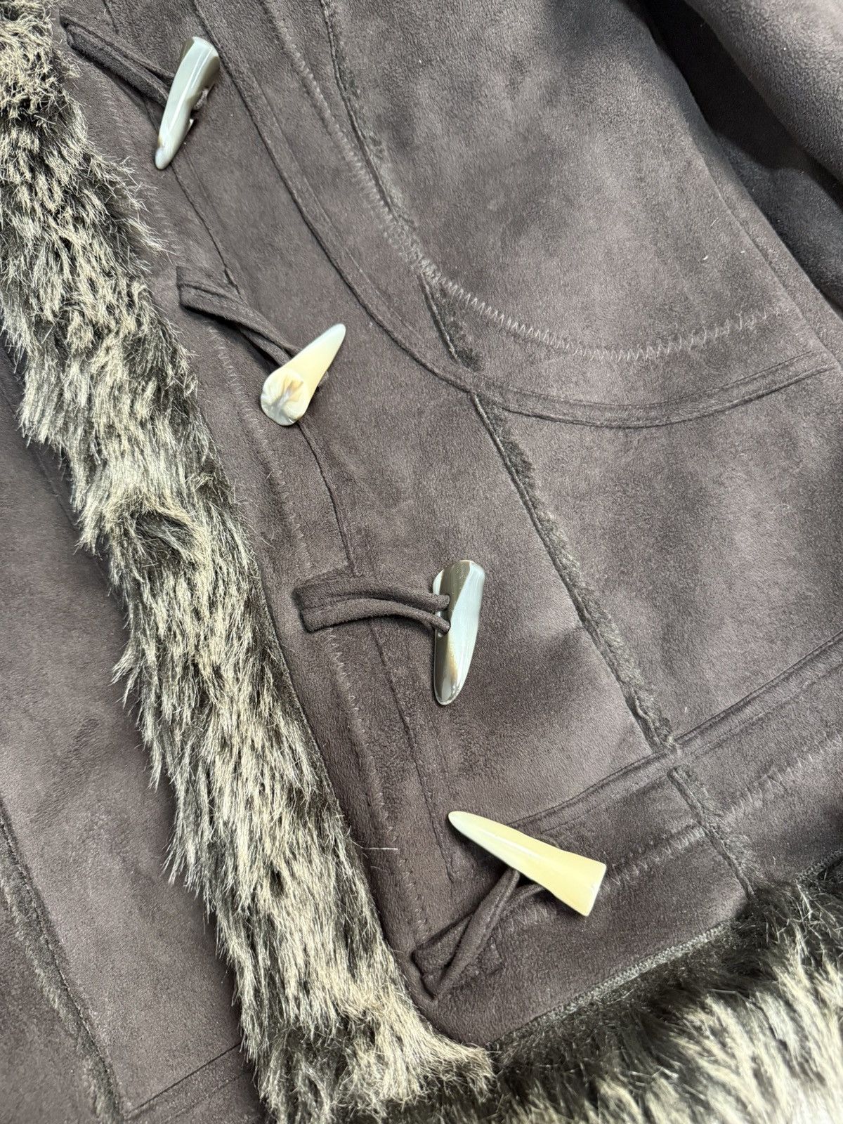 Schott Vintage If Six Was Nine Style Fur Rabbit Cropped Jacket 00s Size US M / EU 48-50 / 2 - 12 Thumbnail