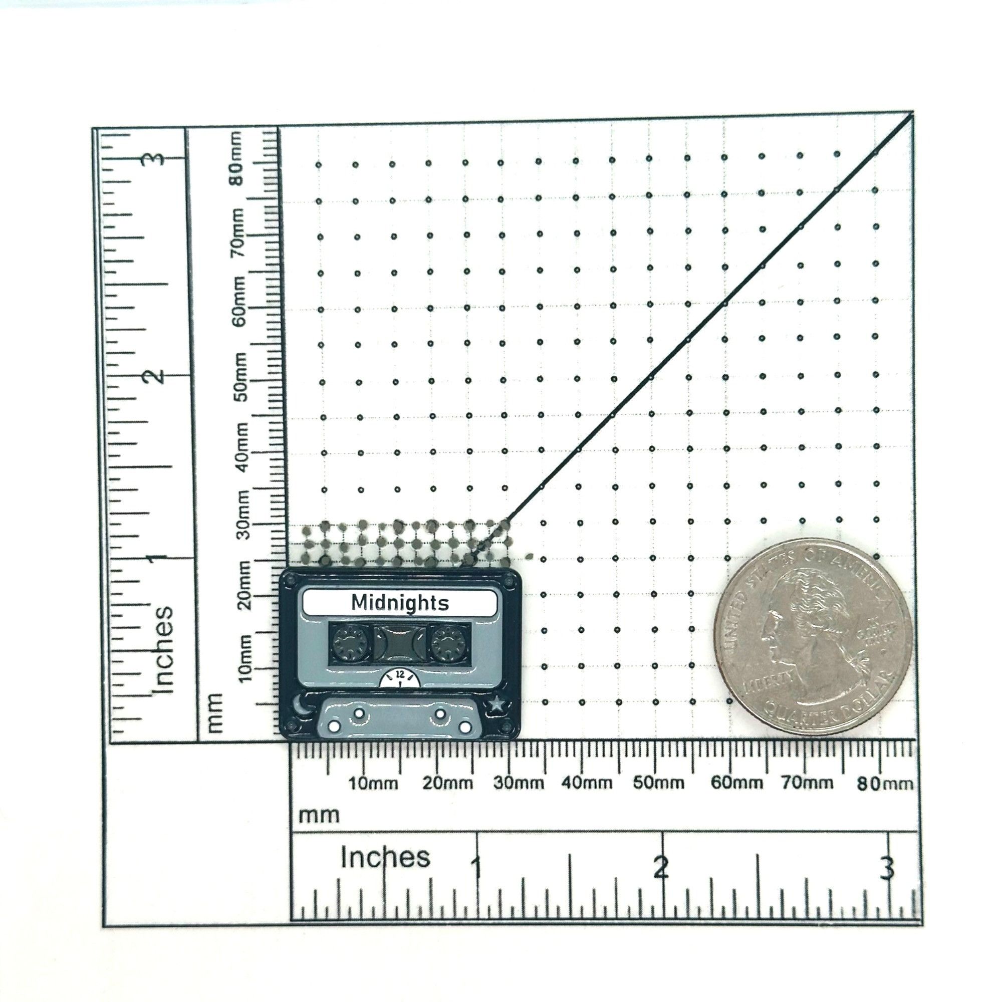 Other ⭐Retro Midnights Cassette Tape Enamel Pin Album Cover Brooch Size ONE SIZE - 5 Thumbnail
