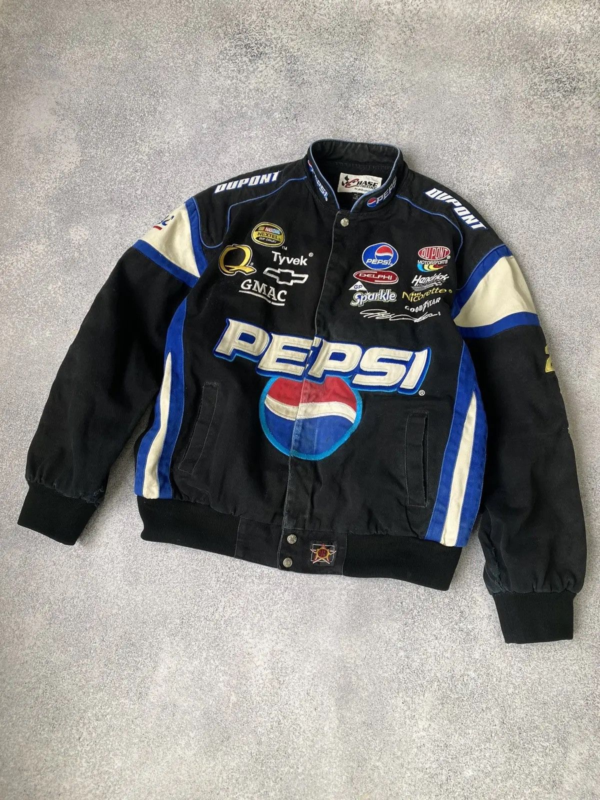Vintage Vintage Chase Authentics Jeff Gordon 24 Pepsi Racing Jacket Size US L / EU 52-54 / 3 - 3 Thumbnail