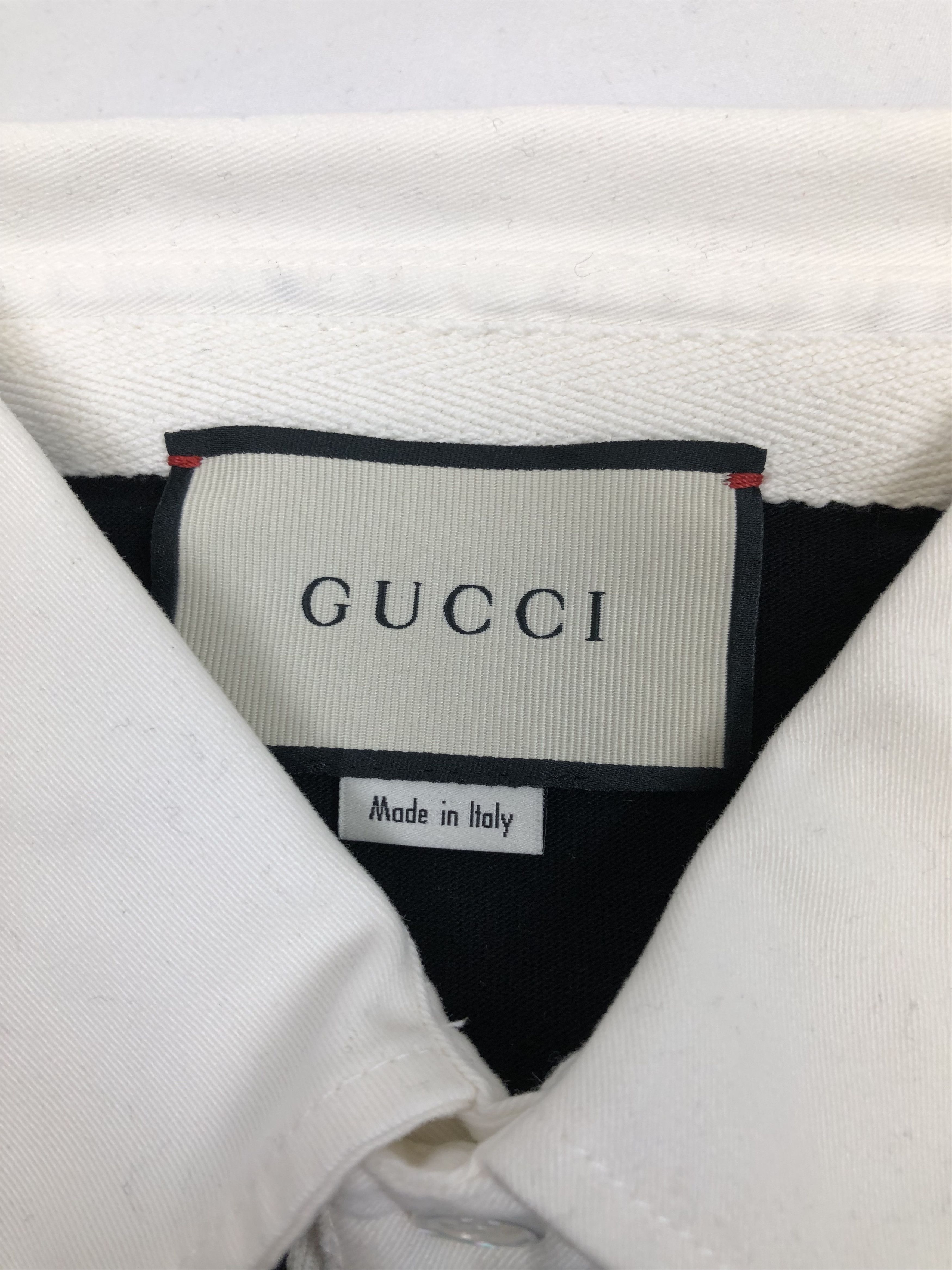 Adidas × Gucci Men's Gucci Long Sleeve Polo Size US M / EU 48-50 / 2 - 2 Thumbnail