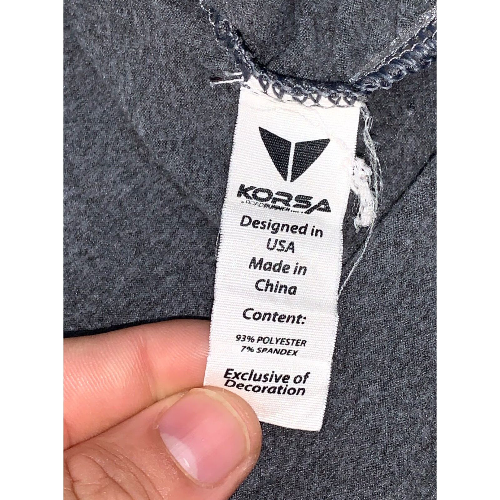 Vintage Korsa by Roadrunner Womens Ruched Long Sleeve Activewear Shirt XL Gray Pullover T-Shirt Ladies Size XL / US 12-14 / IT 48-50 - 4 Thumbnail