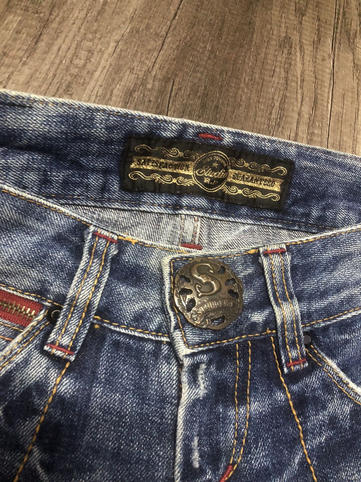Japanese Brand VINTAGE STUDIO R.P DENIM & CO x RED PEPPER ( UNISEX) Size US 29 - 13 Thumbnail