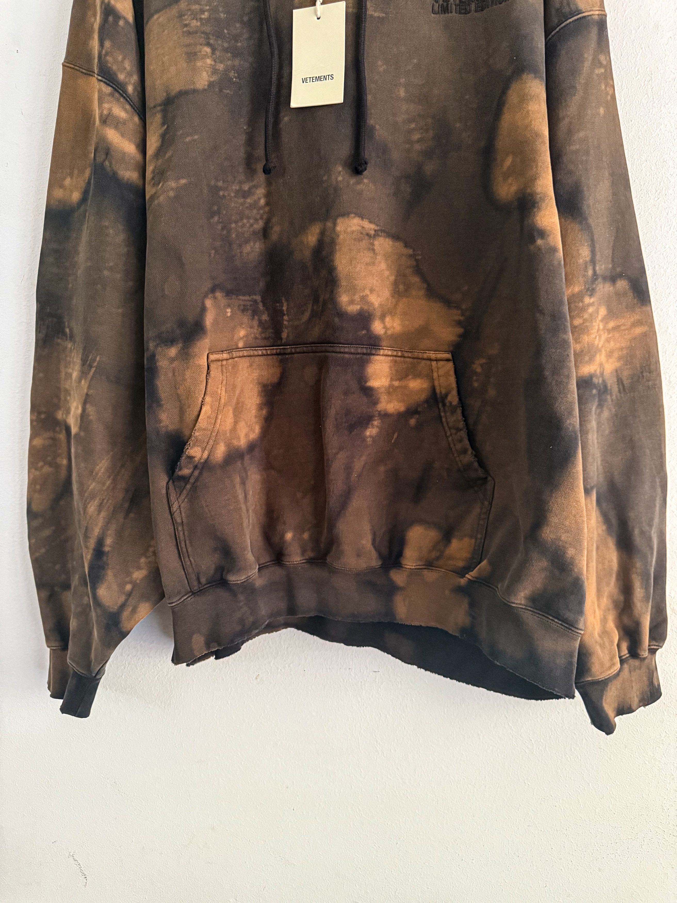 Vetements Overbleached Cotton Hoodie Size US L / EU 52-54 / 3 - 5 Thumbnail
