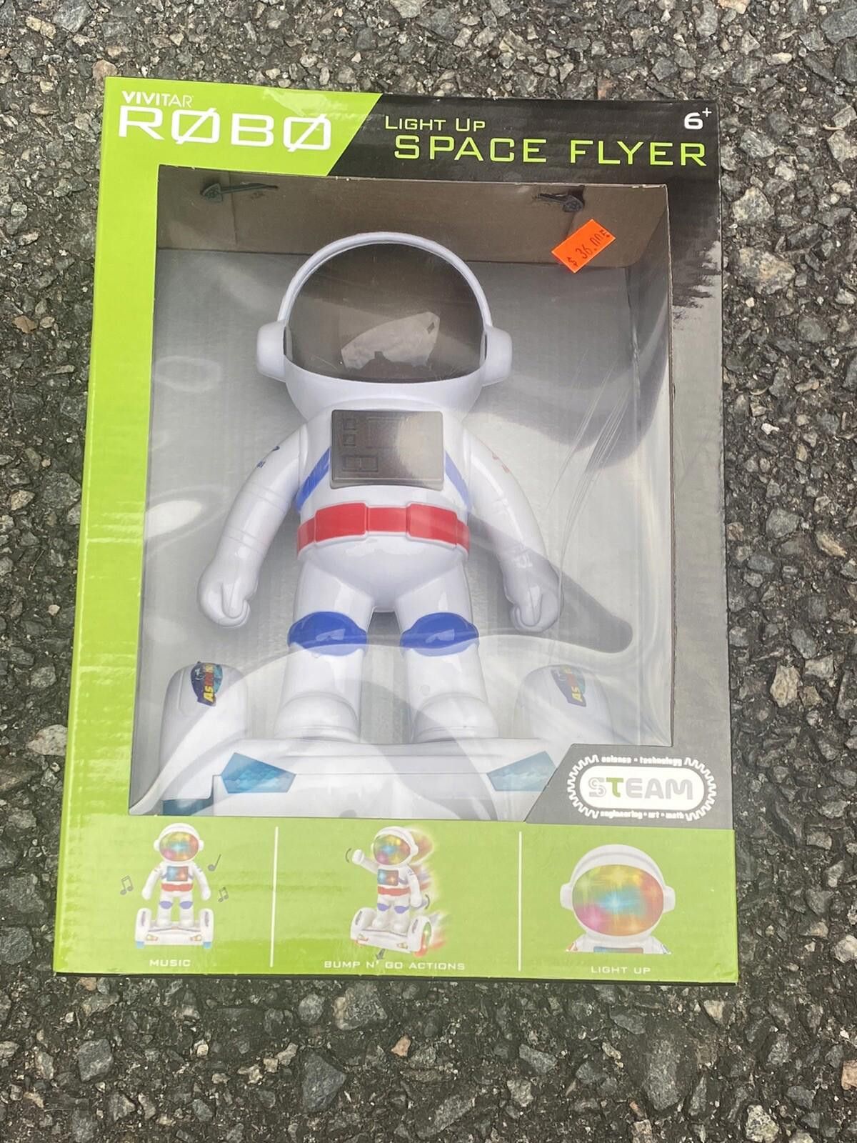 Stampd VIVITAR Robo Light Up Space Flyer Music, Bump N Go, Light Up Size ONE SIZE - 1 Thumbnail