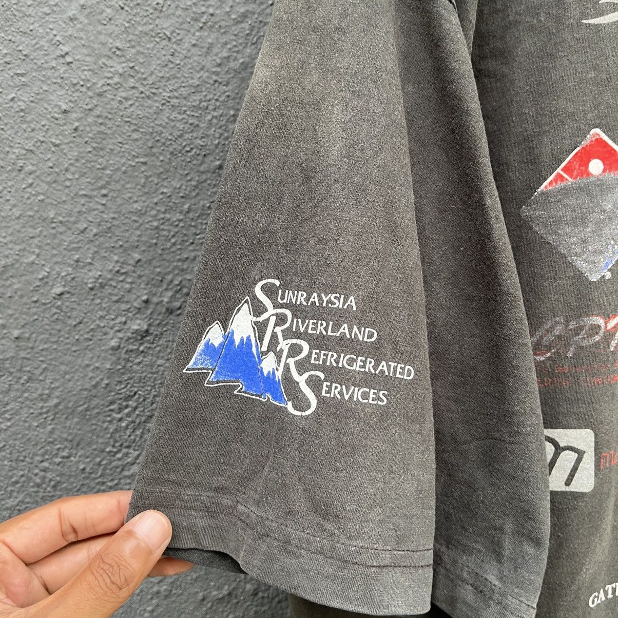Vintage Thrashed Faded Vintage Poker Run by Johnny Bobbin Shirt Size US XL / EU 56 / 4 - 3 Thumbnail