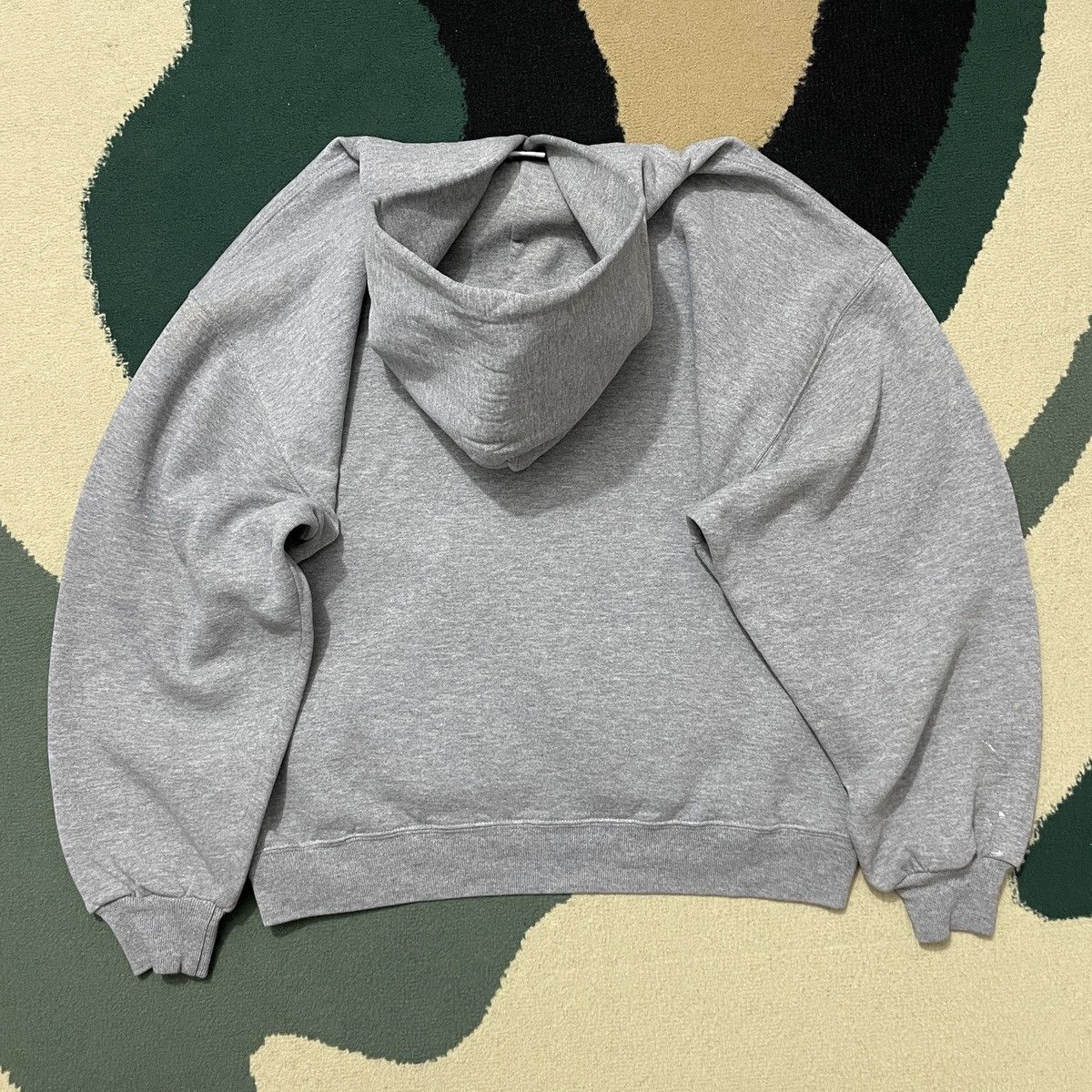 Russell Athletic 1990s Devil Boxy Russell Athletic Blank Hoodie Gray Size US XL / EU 56 / 4 - 5 Thumbnail