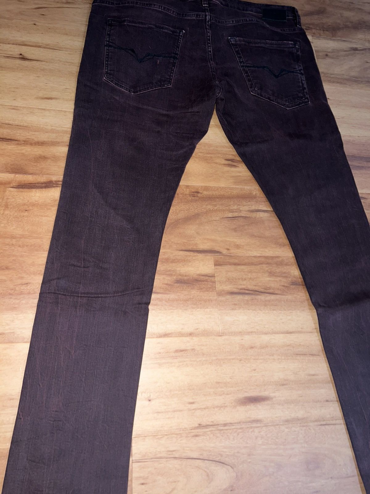 Guess Guess “Maroon-Dyed” Skinny Jeans Size US 36 / EU 52 - 8 Thumbnail