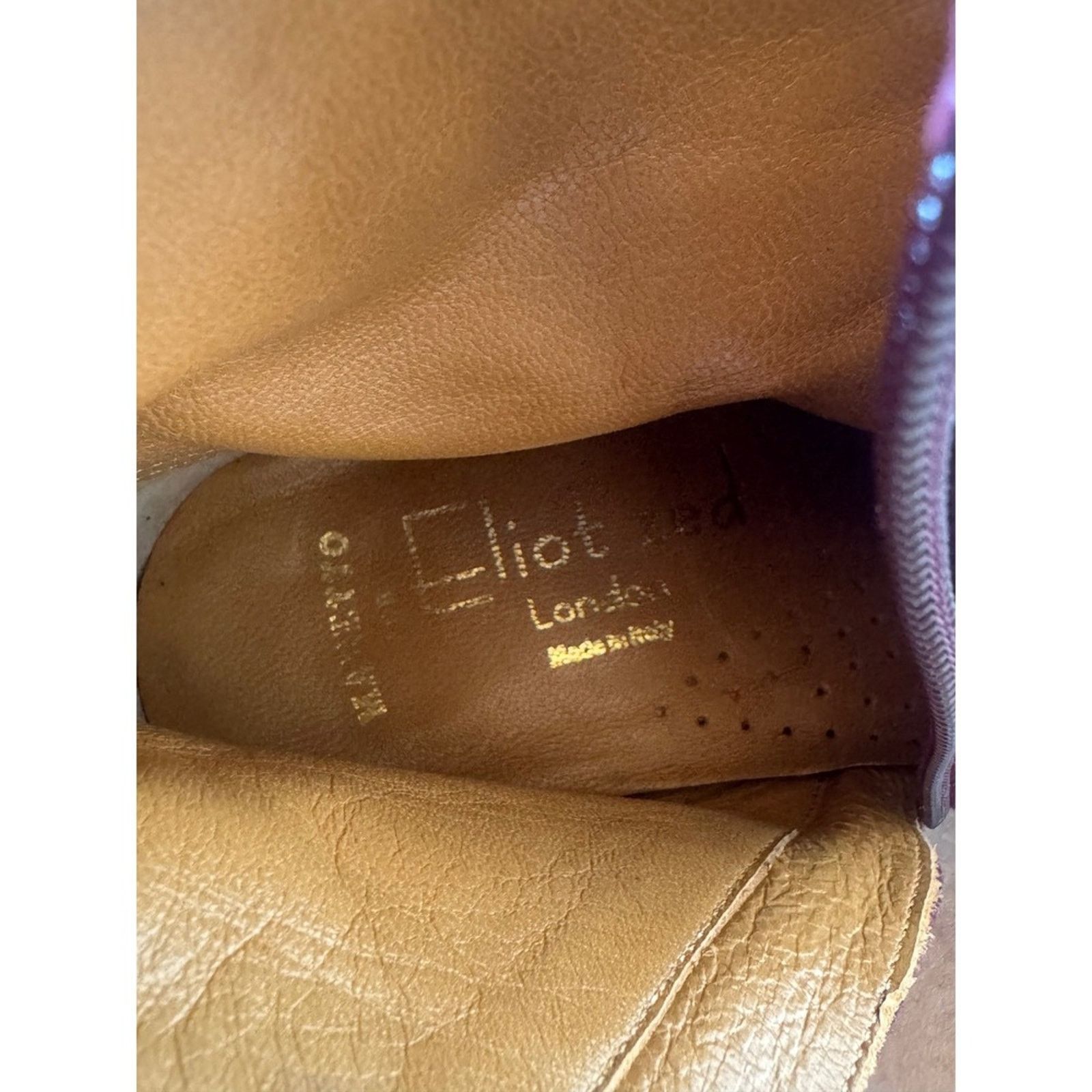 & Other Stories Eliot Zed London Suede Ankle Boots – Burgundy, Made in Italy Size US 8.5 / IT 38.5 - 5 Thumbnail
