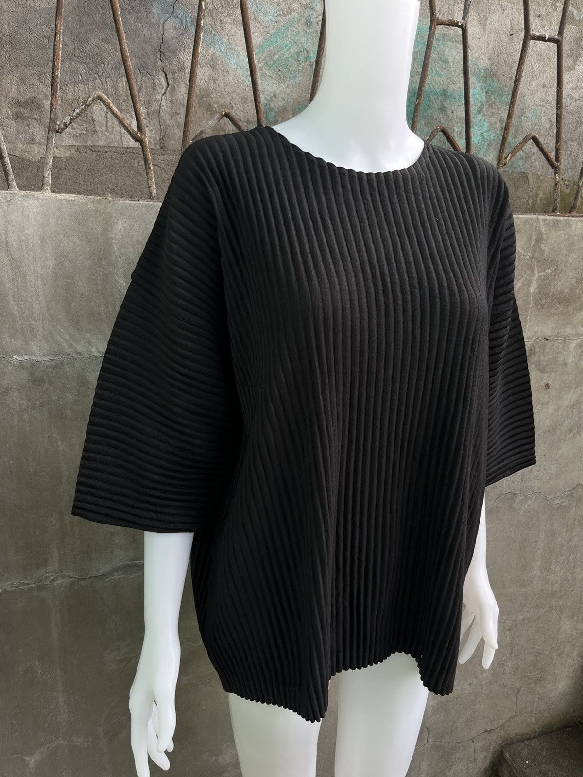 Issey Miyake Oversized Pleated Top Size L / US 10 / IT 46 - 2 Thumbnail