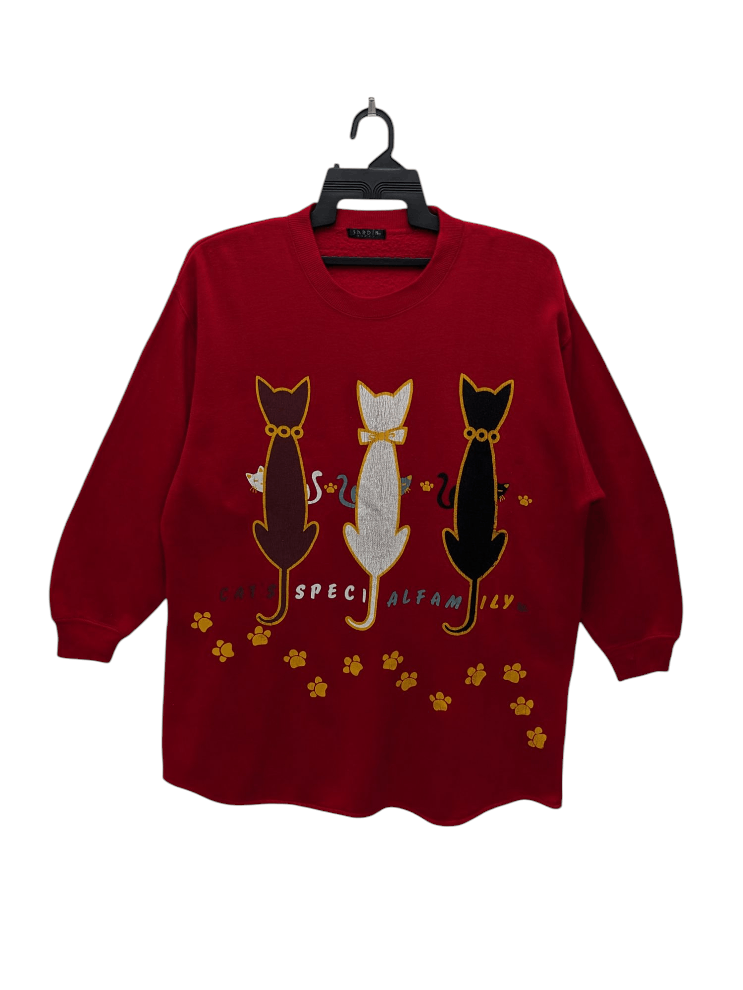 Other Japanese Brand Sardin Cat's Special Family Sweatshirt Size XXL / US 16-18 / IT 52-54 - 1 Thumbnail