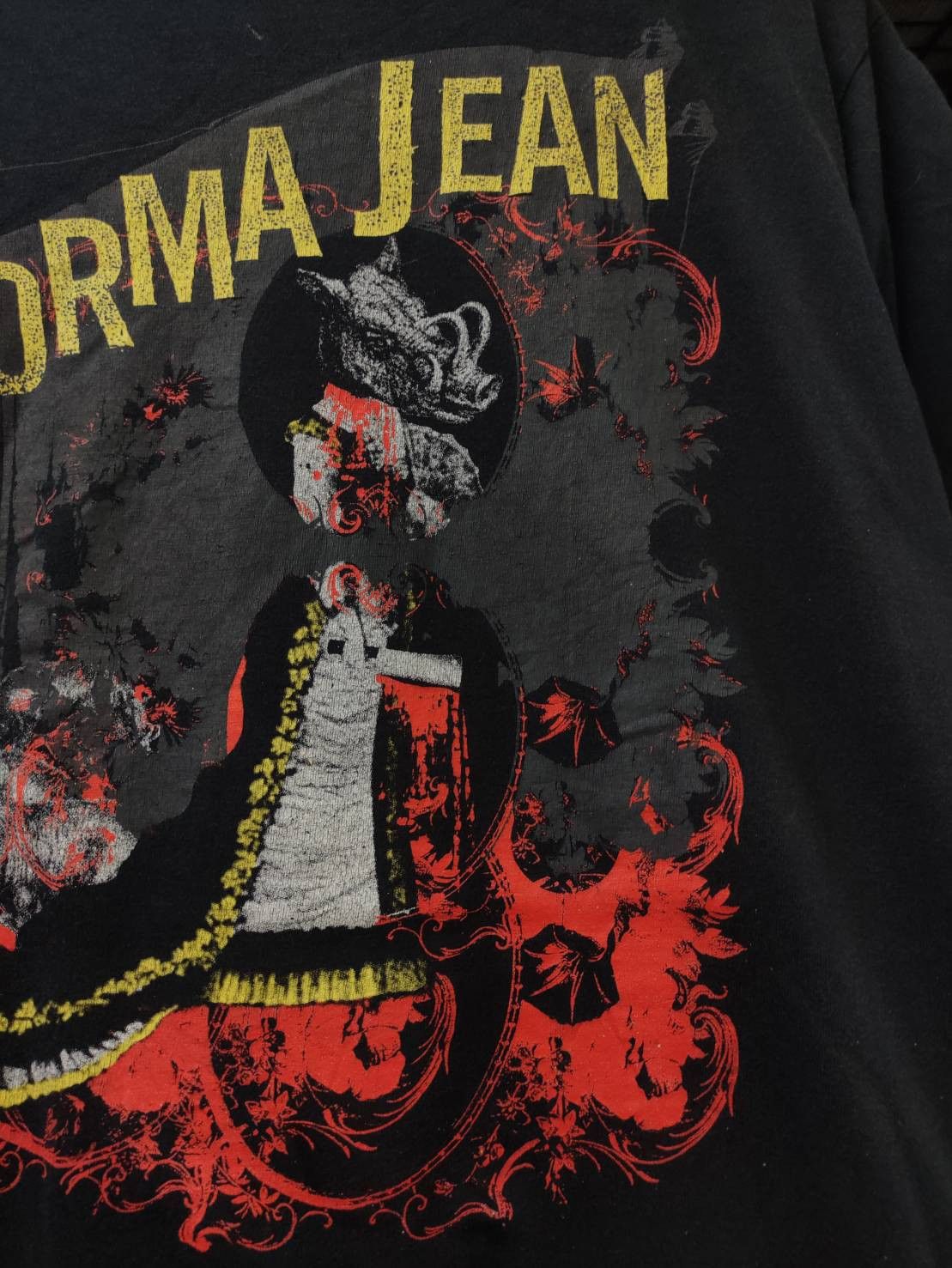 Band Tees Vtg 00's Norma Jean " Warthog Killing " T-Shirt Size US L / EU 52-54 / 3 - 4 Thumbnail