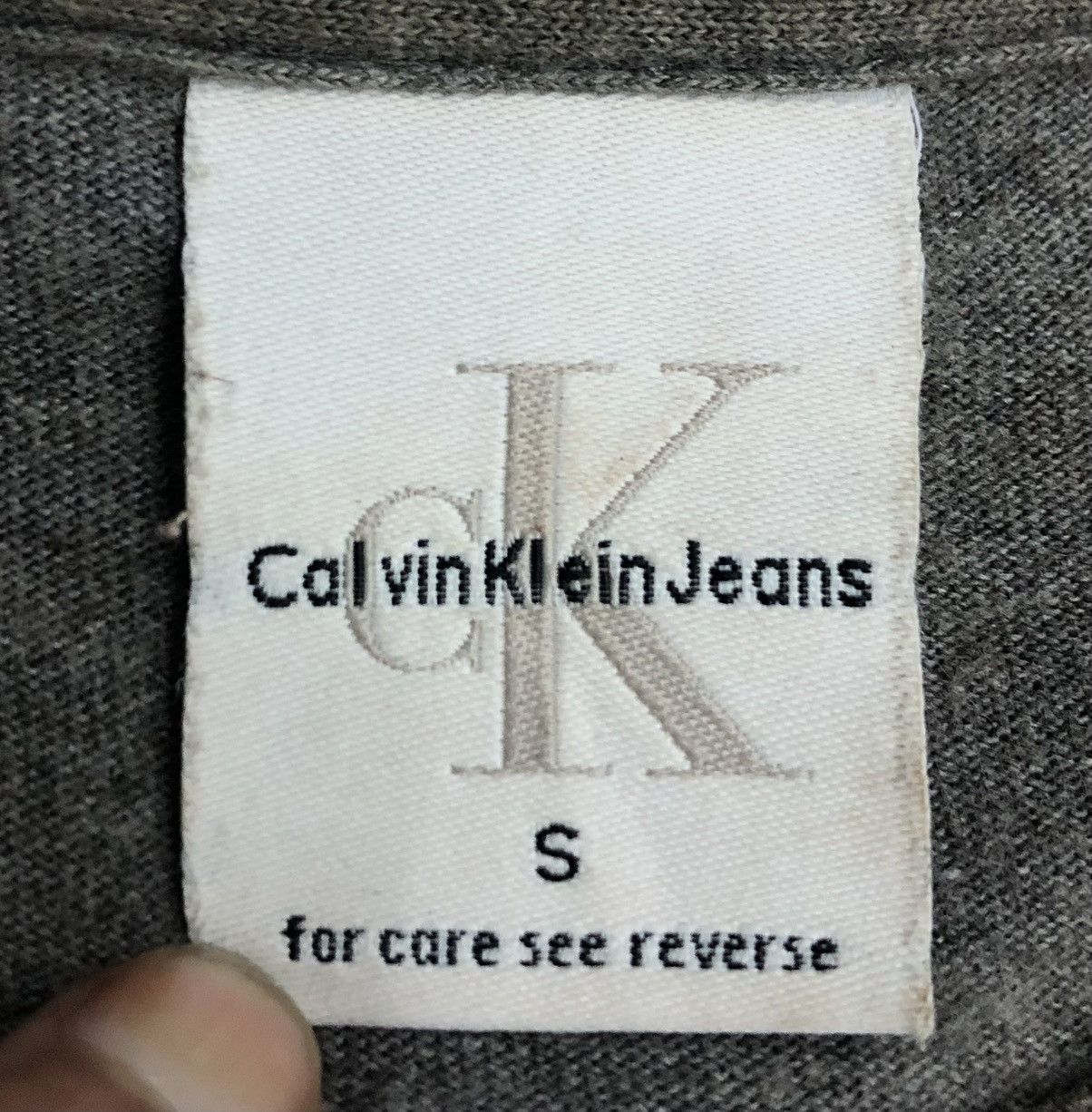 Calvin Klein Vintage Calvin Klein Jeans Usa Made In Usa T-Shirt Size US S / EU 44-46 / 1 - 7 Thumbnail