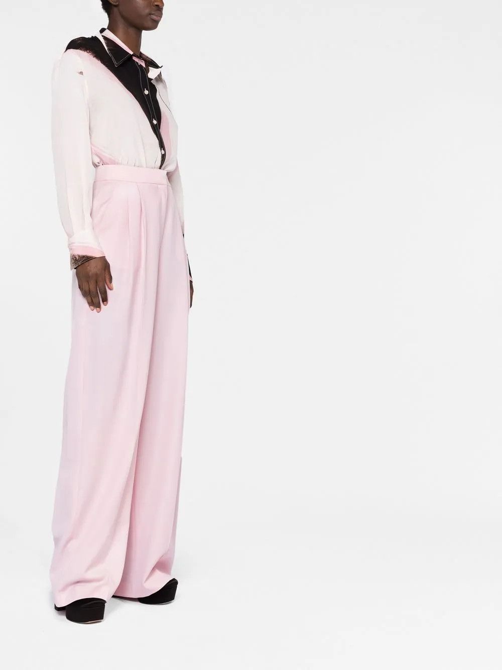 Alexander McQueen o1y0325 Casual Pant in Light Pink Size 26" / US 2 / IT 38 - 6 Thumbnail
