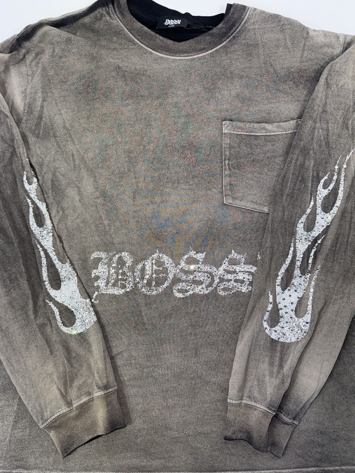 Bossi Sportswear 1 OF 1 RHINESTONE HARLEY DAVIDSON VINTAGE T-SHIRT Size US L / EU 52-54 / 3 - 5 Thumbnail