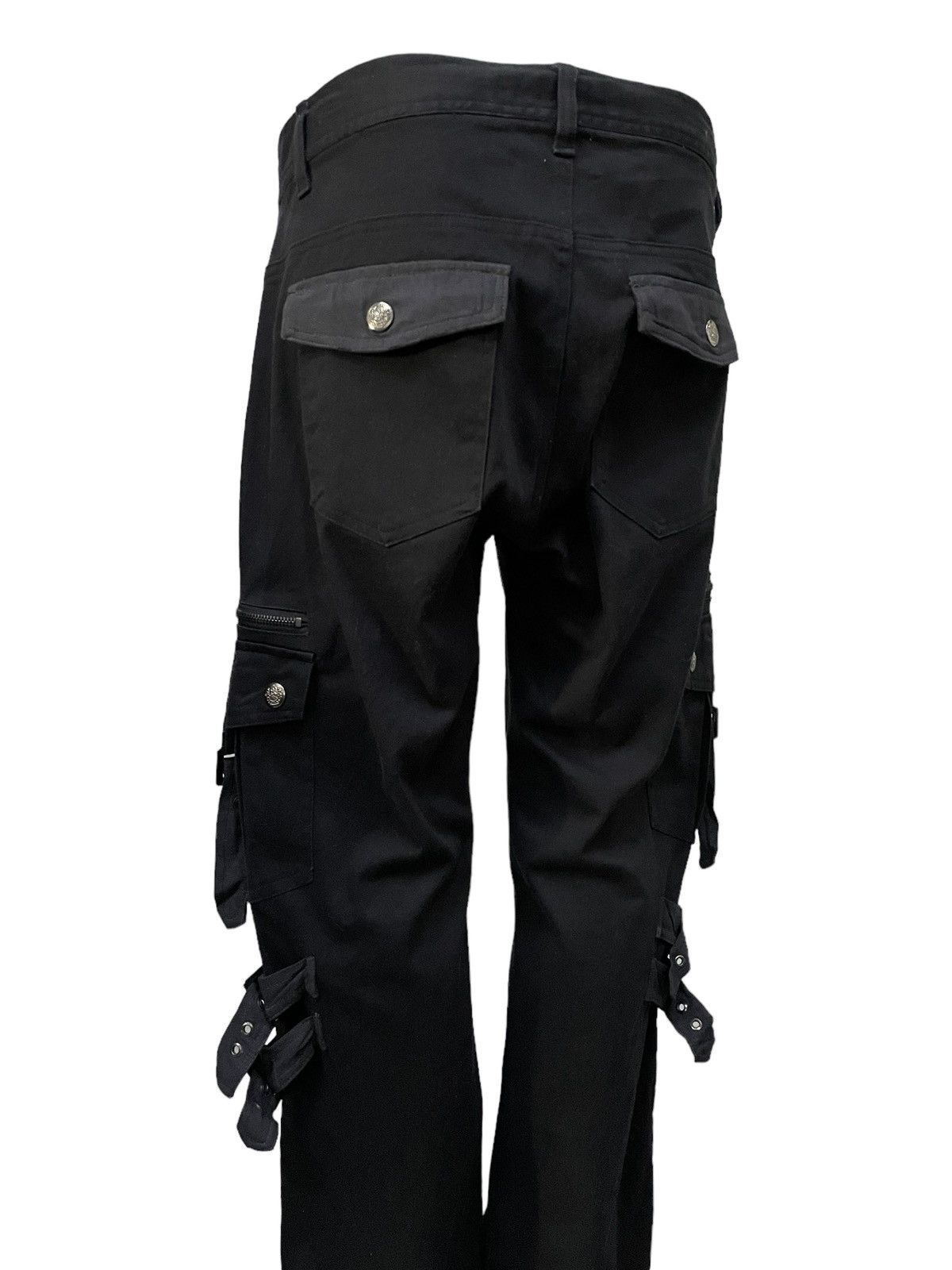 In The Attic × Japanese Brand In The Attic Growth Japan Cargo Bondage Goth Pants Size US 32 / EU 48 - 7 Thumbnail