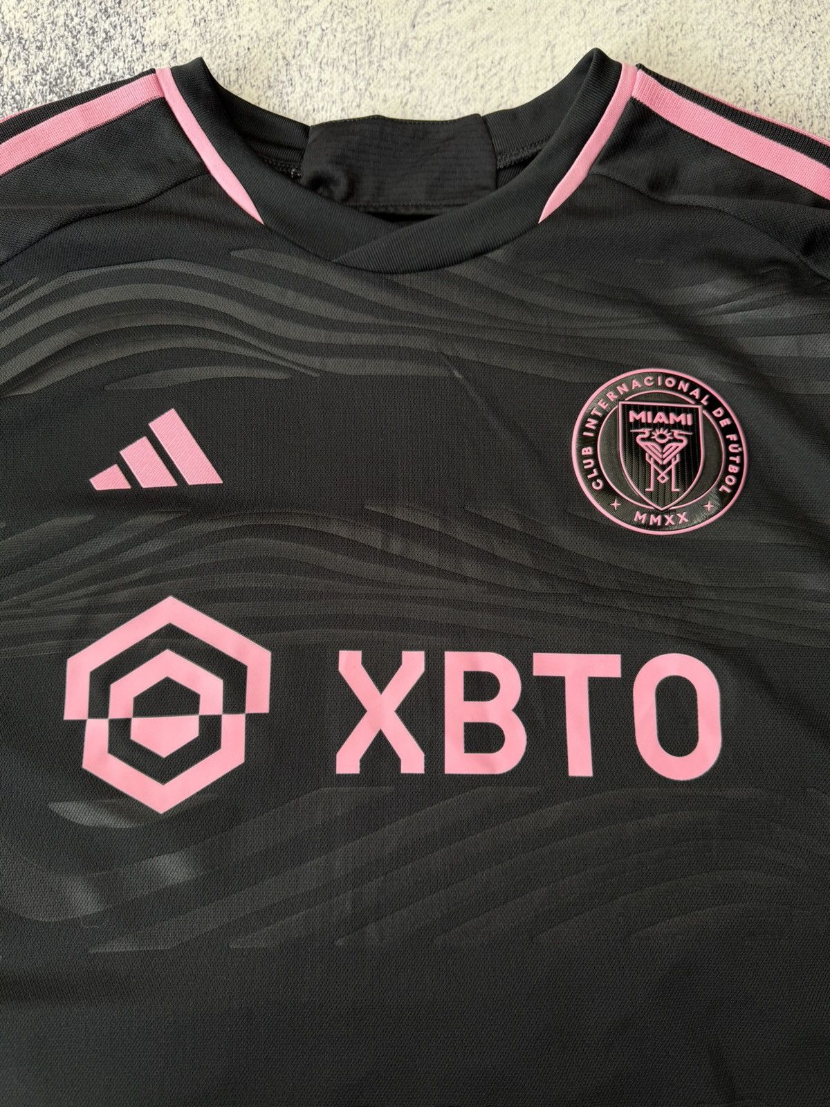 Adidas Inter Miami 2023 Away Jersey | Vintage Soccer Size US XL / EU 56 / 4 - 10 Thumbnail