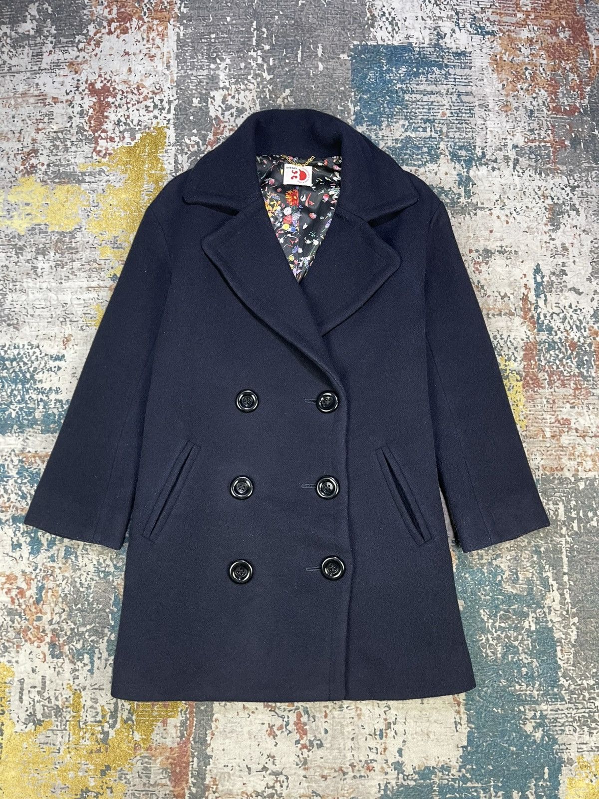 Diesel Diesel Celebrating 30yrs In Japan Navy Peacoat Size S / US 4 / IT 40 - 4 Thumbnail