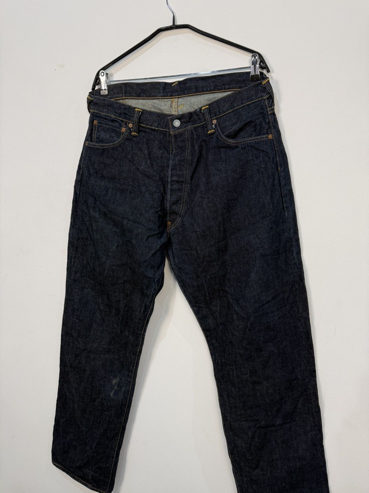 Evisu Evisu 2001 Lot Big Yellow Seagull Jeans 36/35 Vintage Y2K Size US 36 / EU 52 - 5 Thumbnail