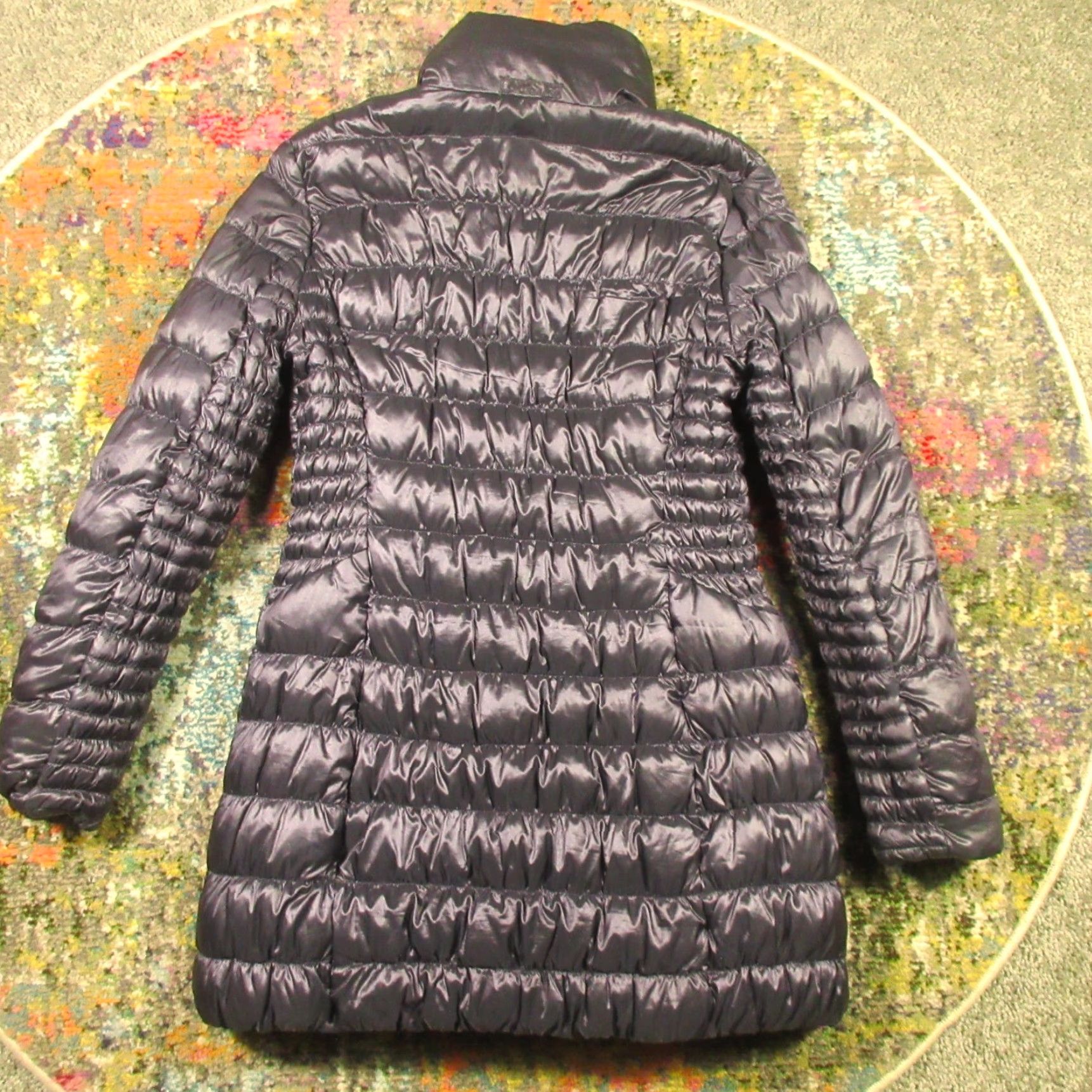 Laundry by Shelli Segal Laundry by Shelli Segal Down Puffer Jacket Parka L Women Reversible Black Purple Long Sleeve Zip Size L / US 10 / IT 46 - 3 Thumbnail