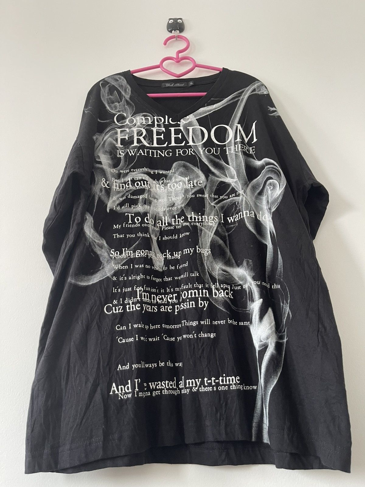 Japanese Brand Rare Vintage CLASH AHEAD Poem Smoke Hysteric Lgb Style Size US L / EU 52-54 / 3 - 2 Thumbnail