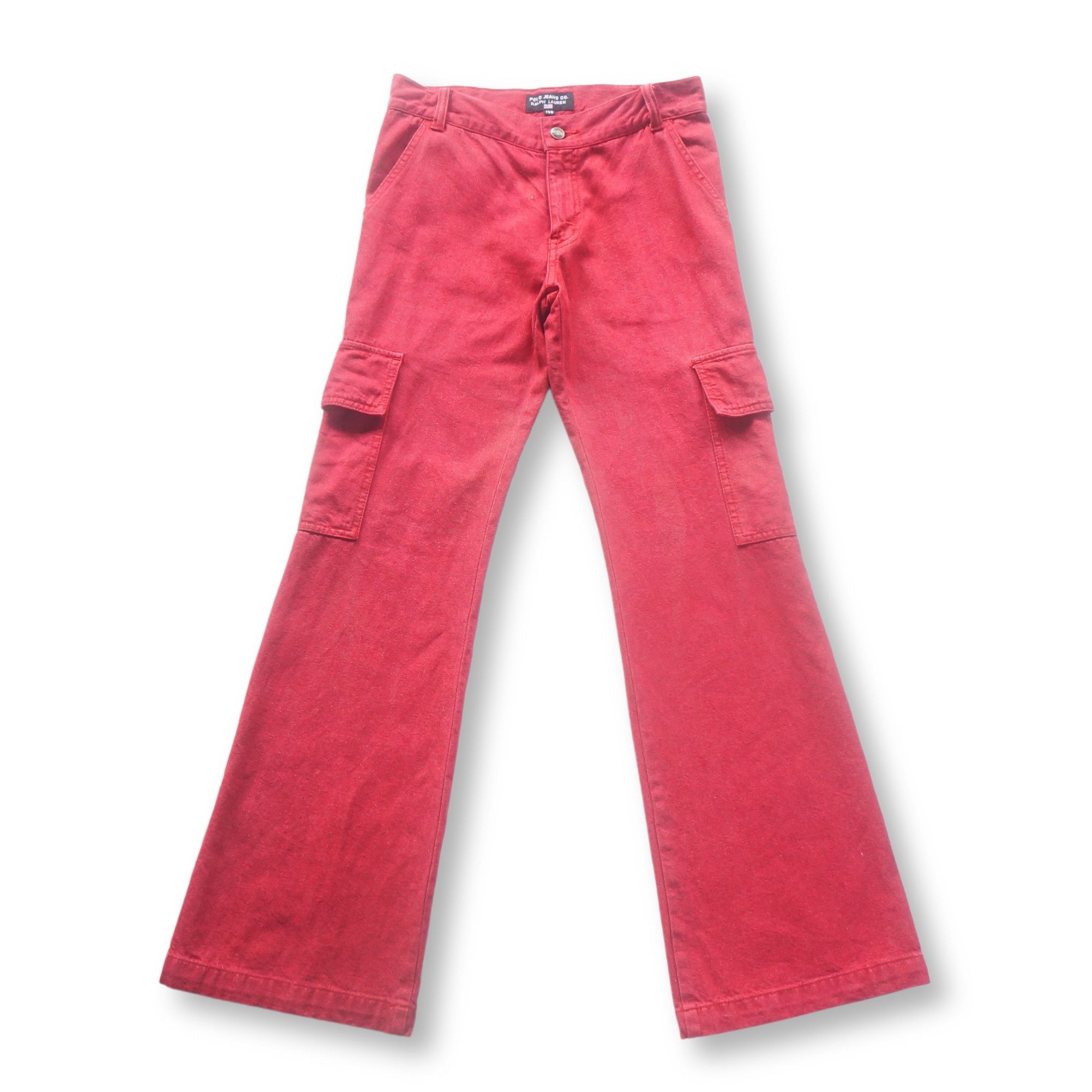 Polo Jeans Ralph Lauren Red Flare Cargo Pants