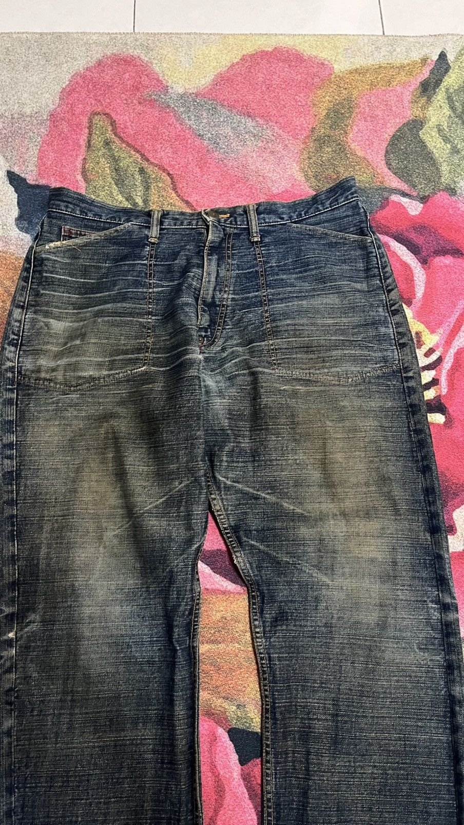 Swagger Vintage Distressed Swagger Jeans size 35 x 43 Size US 35 - 25 Thumbnail