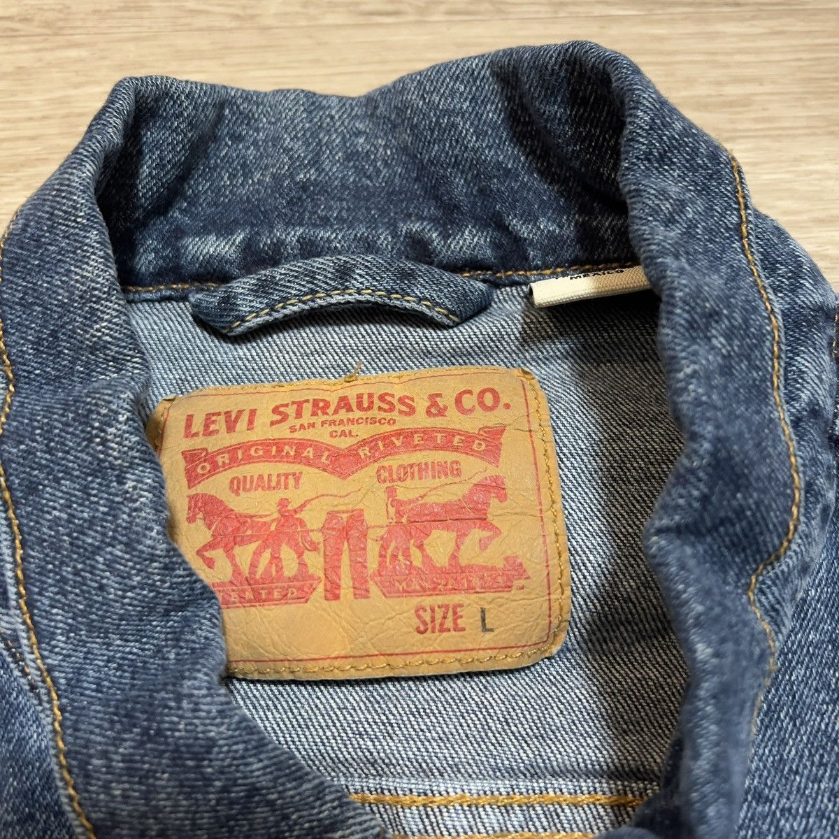 Levi's Levis Denim Trucker Jacket Size US L / EU 52-54 / 3 - 5 Thumbnail
