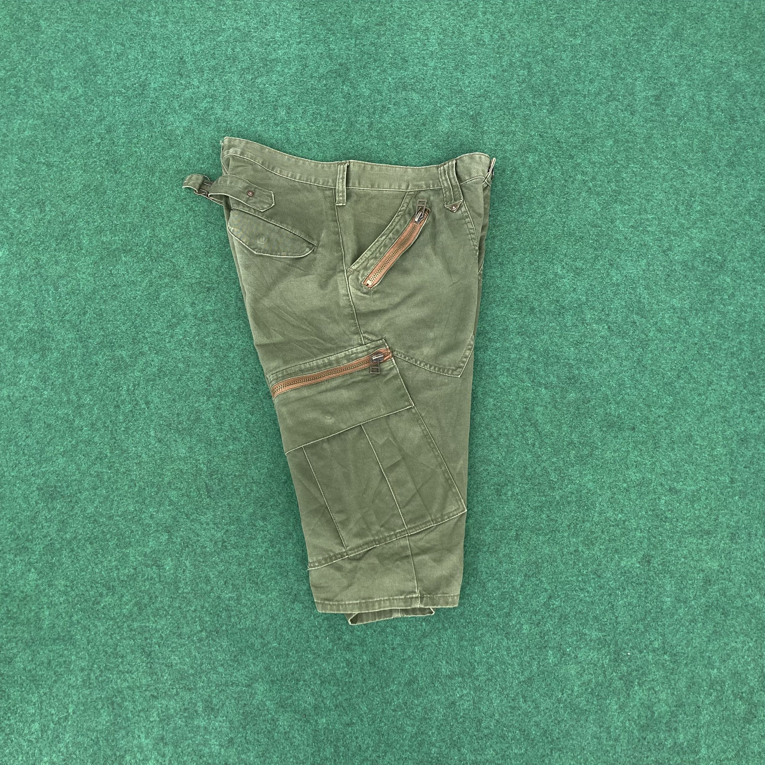 Designer × Japanese Brand Vtg Dominate Shorts Jorts Pant Multipocket Cargo Jeans Size US 32 / EU 48 - 6 Thumbnail