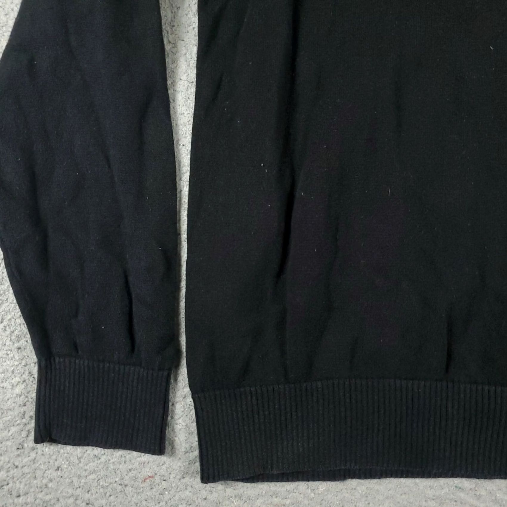 Tommy Hilfiger Tommy Hilfiger Sweater Mens Large Black Pullover Crew Neck Knit Cotton Logo Shirt? Size US L / EU 52-54 / 3 - 3 Thumbnail