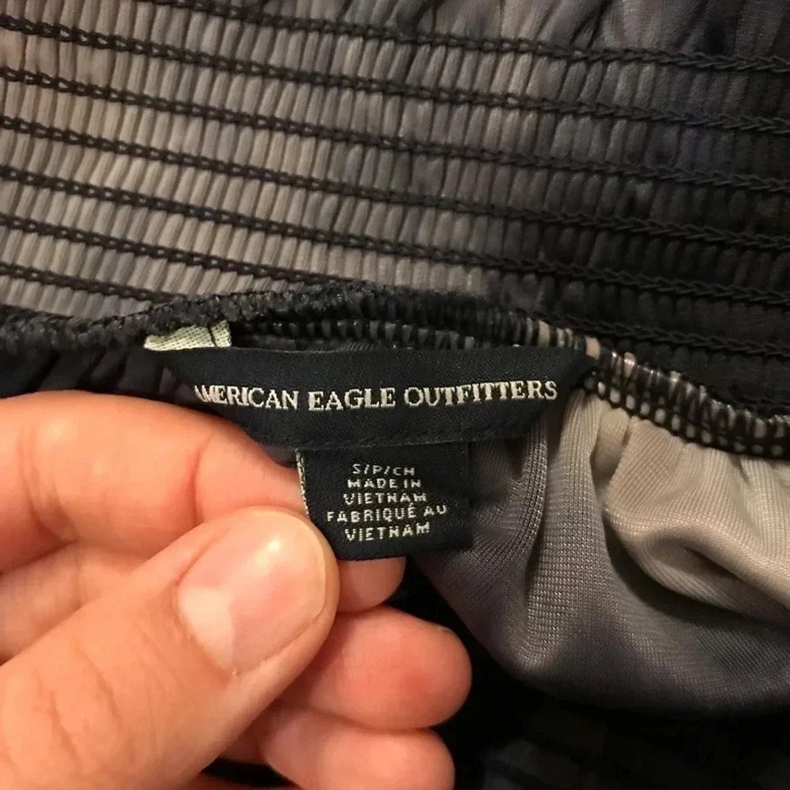 American Eagle Outfitters American Eagle Off Shoulder Top Tie Dye Velour Size S / US 4 / IT 40 - 2 Thumbnail