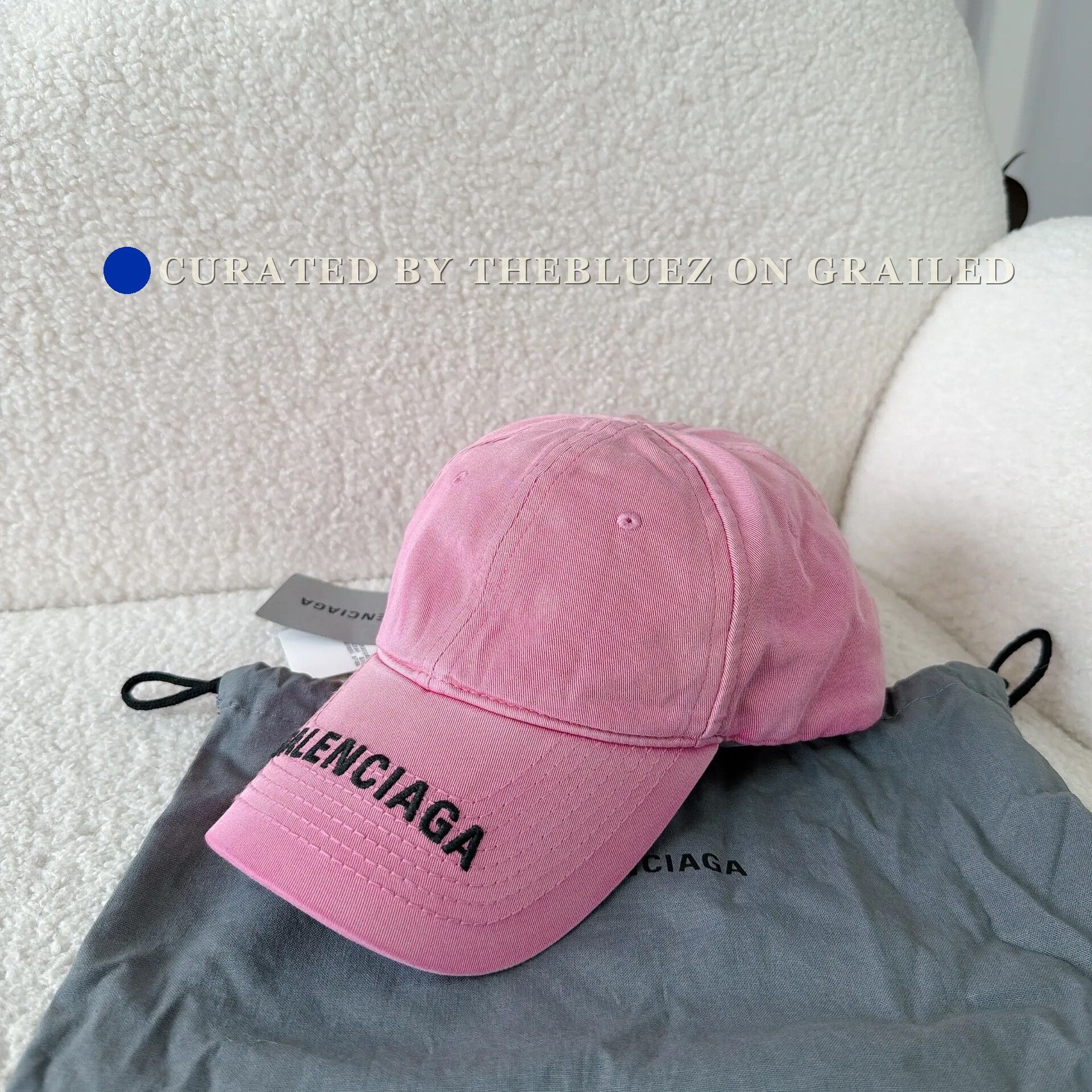 Balenciaga BALENCIAGA Pink Baseball Cap New & Authentic | Grailed