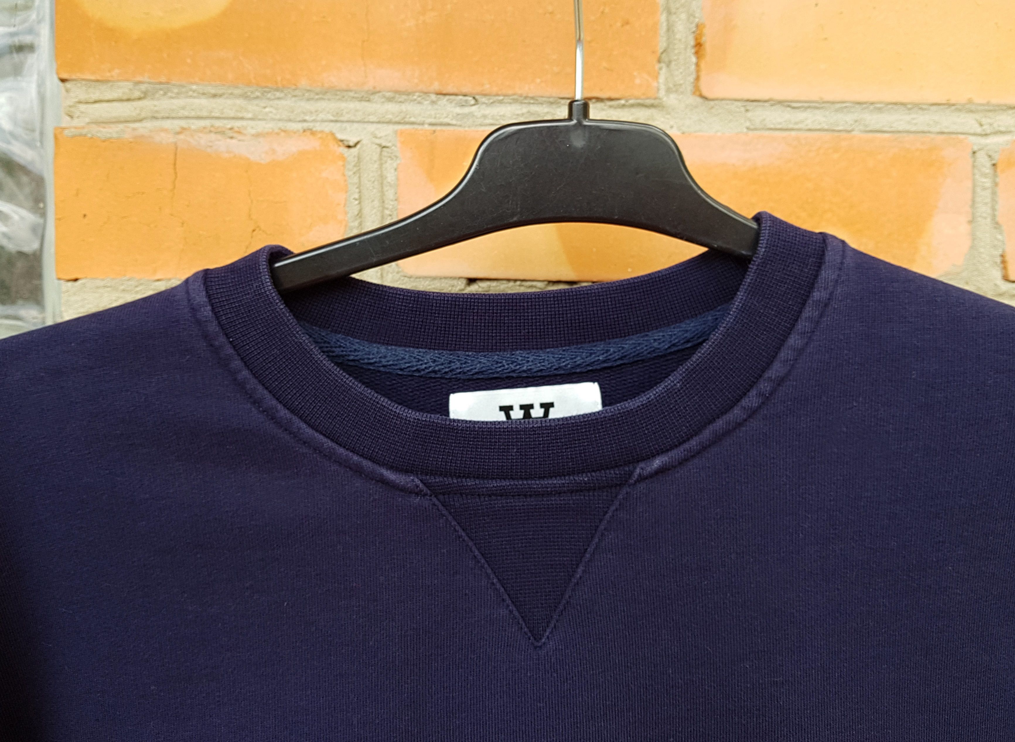 Wood Wood Wood Wood Double A Tye Sweatshirt Pullover Crewneck Navy Size US S / EU 44-46 / 1 - 3 Thumbnail