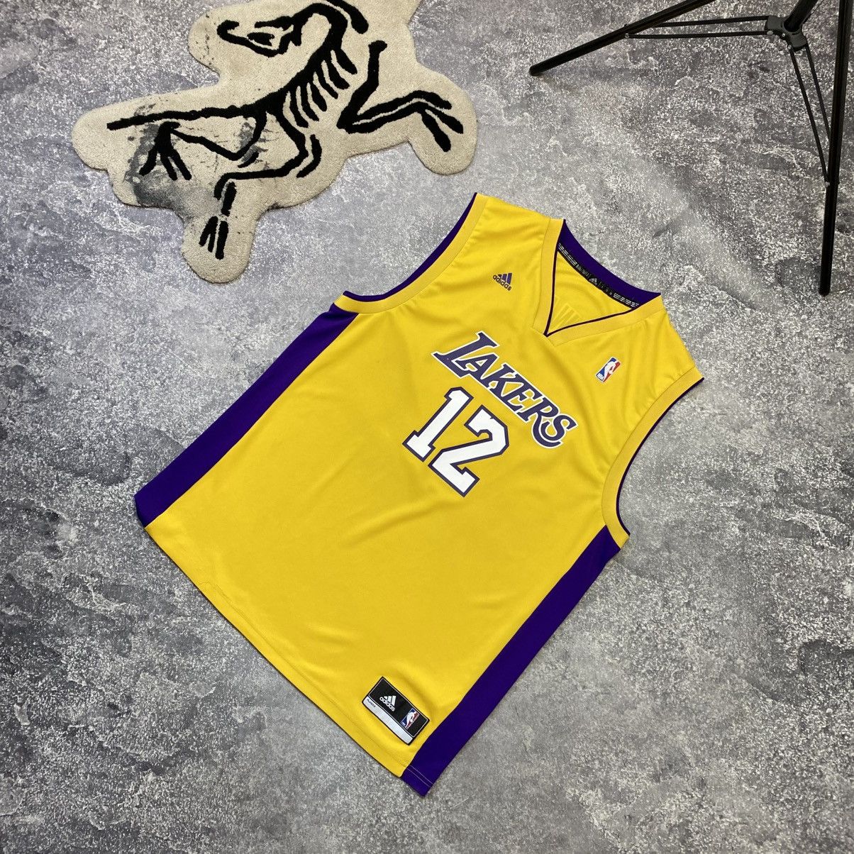 NBA Vintage Adidas NBA Lakers Howard 12 yellow basket jersey Size US L / EU 52-54 / 3 - 1 Thumbnail