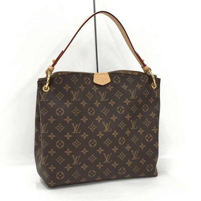 image of Louis Vuitton Graceful Mm Handbag One Shoulder Bag Monogram in Brown, Women's