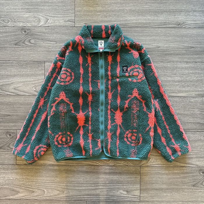Supreme Supreme South2 West8 Fleece Jacket Grailed