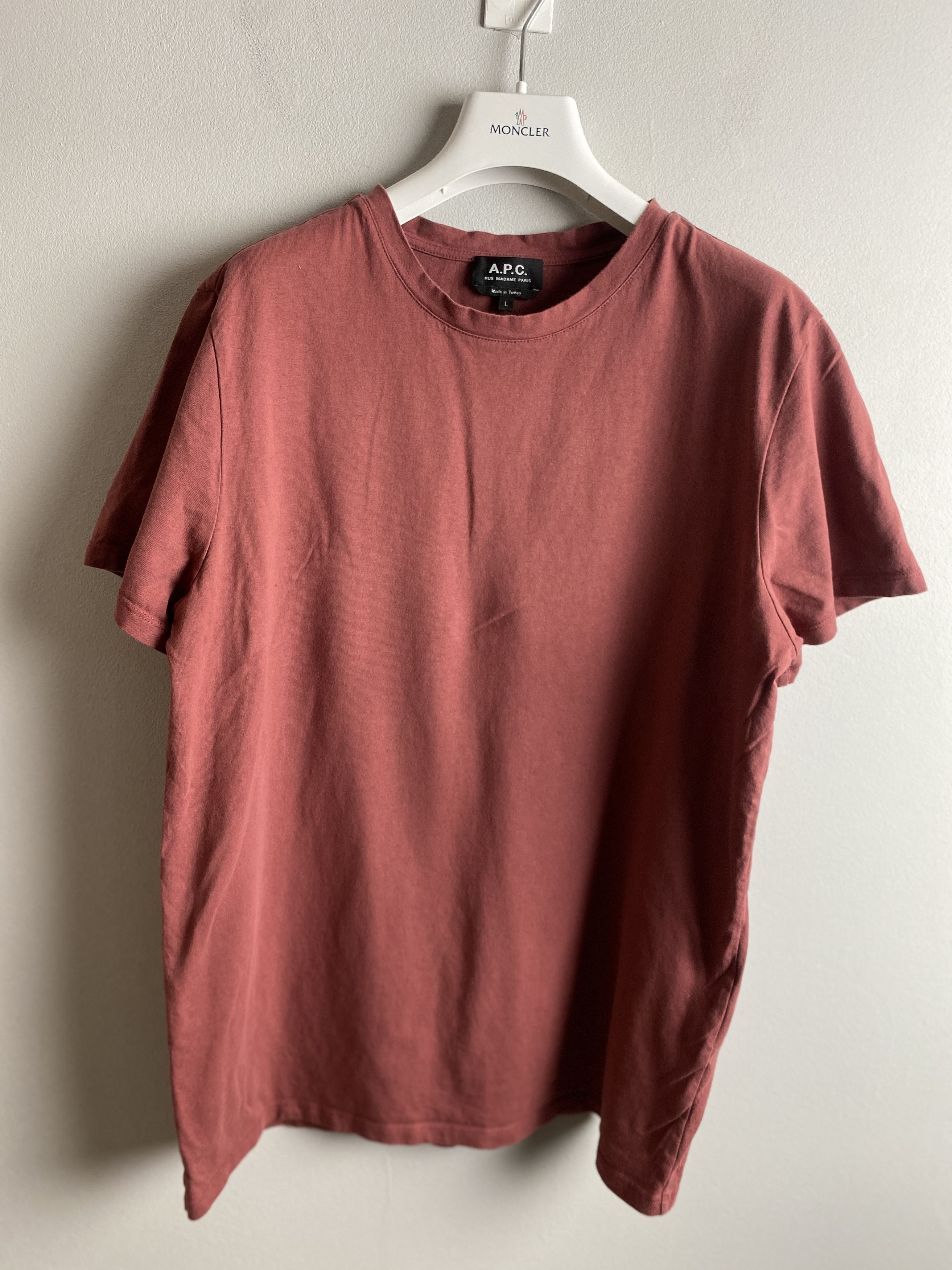 A.P.C. A.P.C. cotton casual t-shirt tee Size US L / EU 52-54 / 3 - 1 Thumbnail