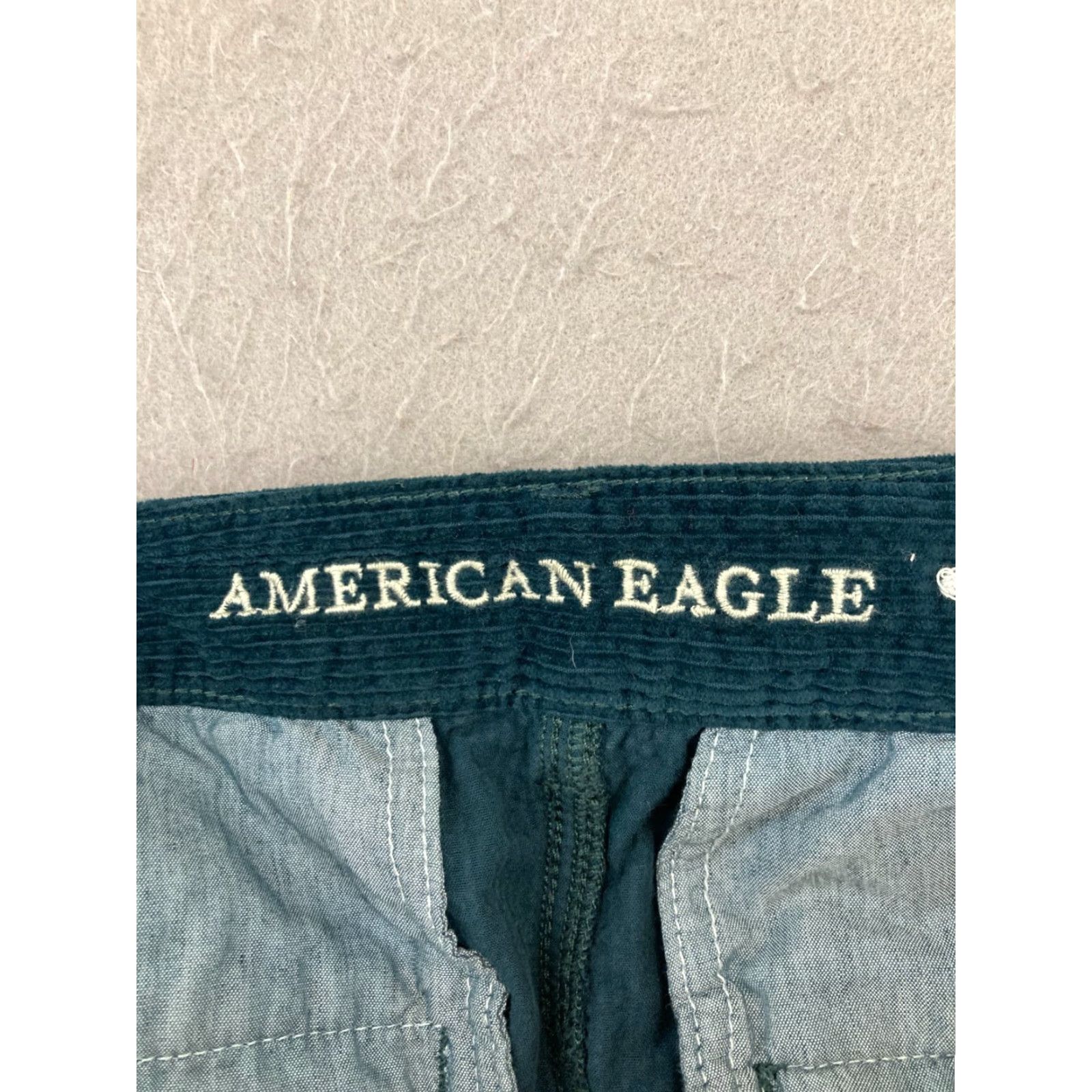 American Eagle Outfitters American Eagle Skirt Womens Corduroy 10L Blue Button Up Size 32" / US 10 / IT 46 - 6 Thumbnail