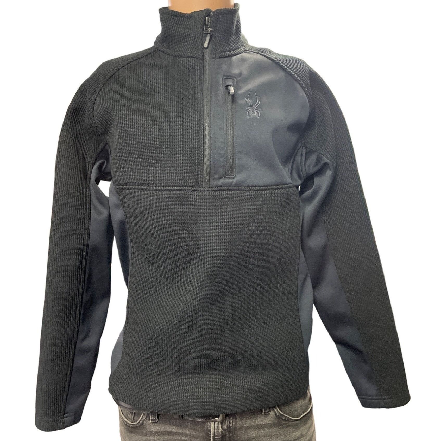 Spyder Spyder Men's Black Half Zipper Pullover Sweater Stretch Size Size US M / EU 48-50 / 2 - 1 Thumbnail