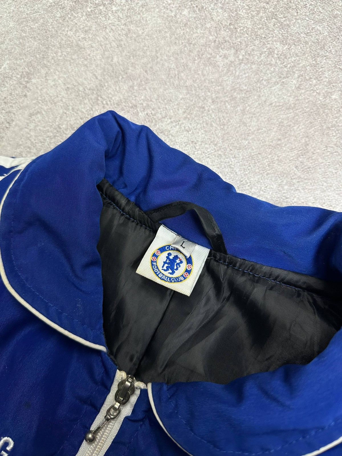 Chelsea Soccer Vintage FC Chelsea Football Blue Soccer Bomber Jacket L Size US L / EU 52-54 / 3 - 5 Thumbnail