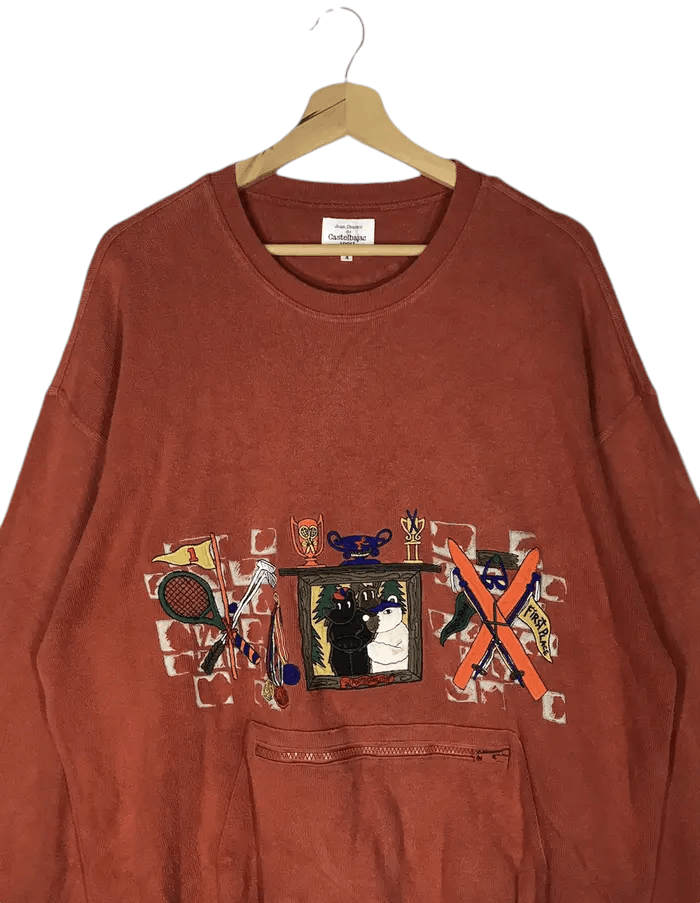 Jean Charles De Castelbajac Vintage Jean Charles De Castelbajac Sport Sweatshirts Size US XL / EU 56 / 4 - 3 Thumbnail