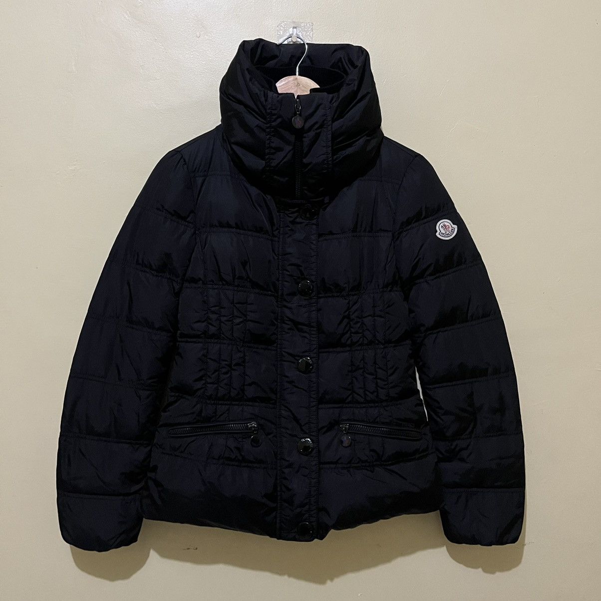 Moncler MONCLER - VOSGES DOUBLE COLLAR DOWN JACKET Size XS / US 0-2 / IT 36-38 - 1 Thumbnail