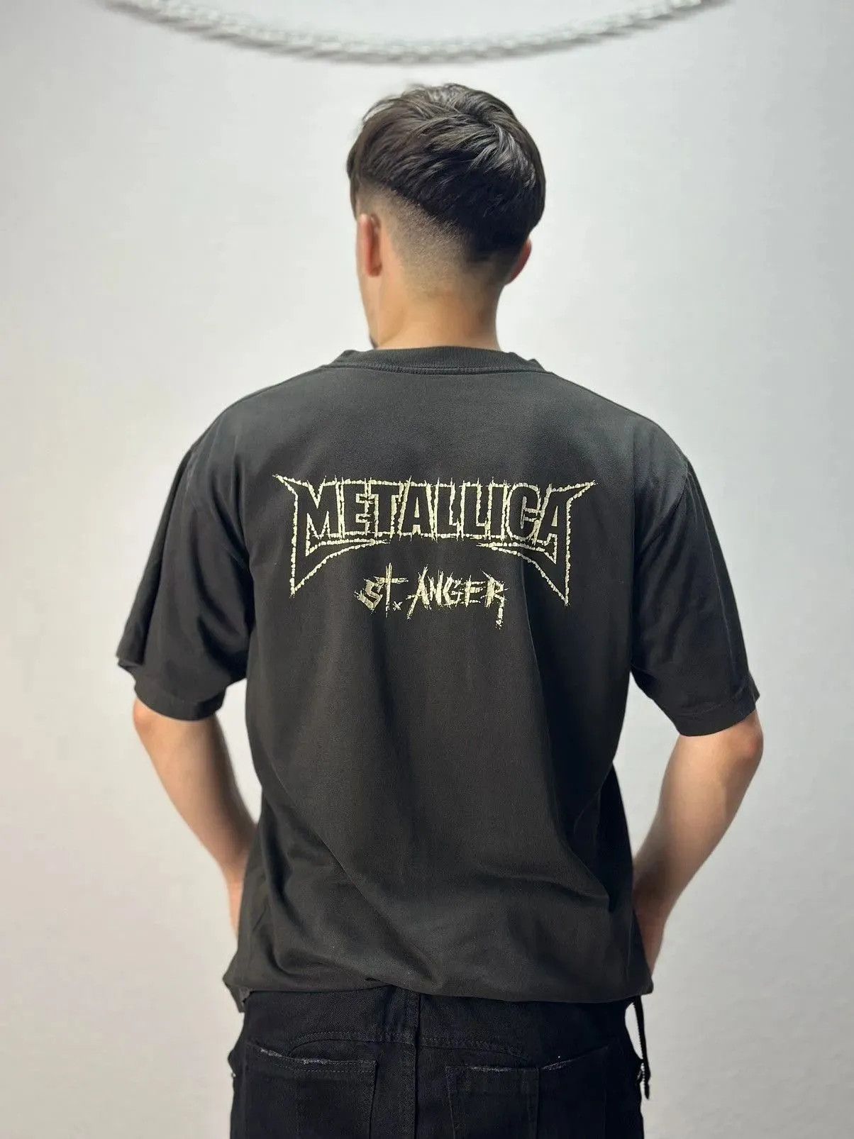 Brockum Vintage Metallica T-shirt 1990 Concert Tour Band tee Rock Size US L / EU 52-54 / 3 - 7 Thumbnail