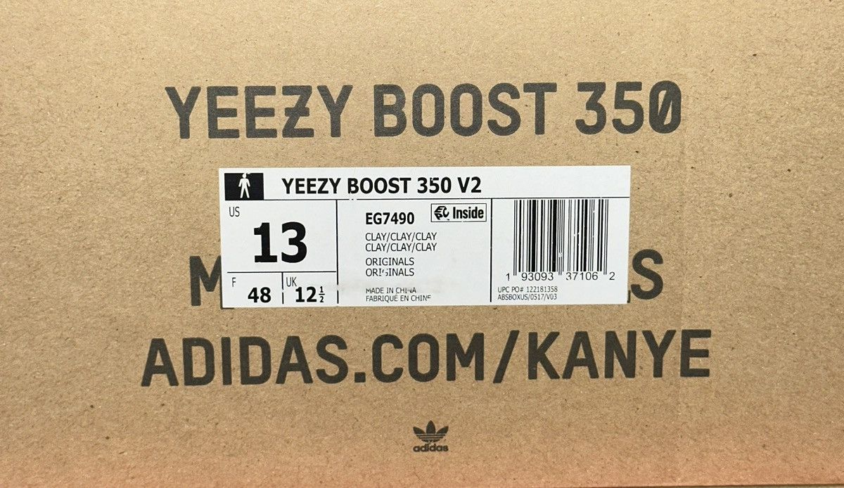 Adidas × Yeezy Size 13 - adidas Yeezy Boost 350 V2 Clay Size US 13 / EU 46 - 8 Thumbnail